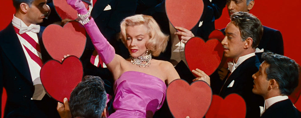 Marilyn Monroe Pink Dress with Bow Gentlemen Prefer Blondes