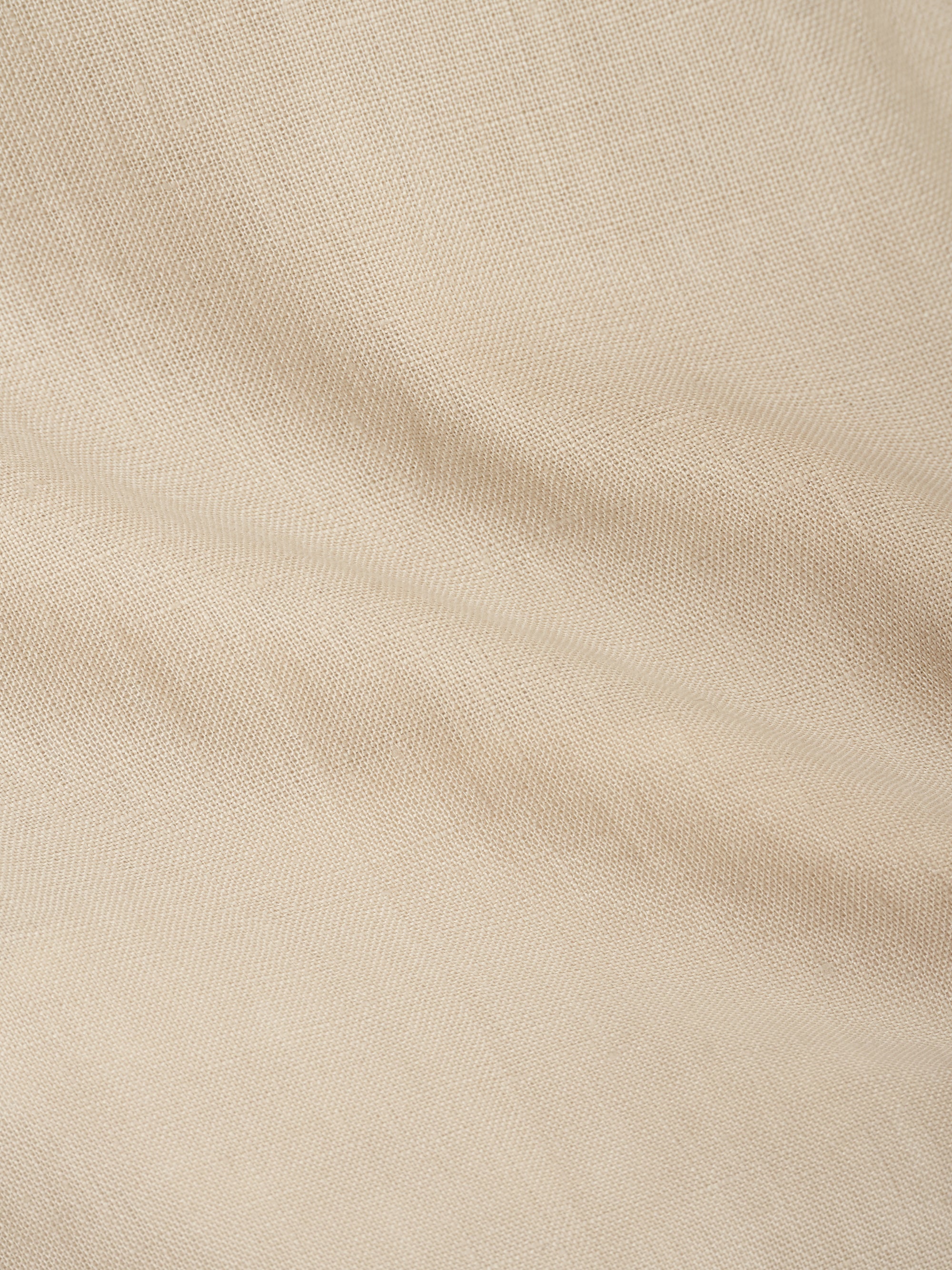 Beige Padworth Linen Dress Trouser