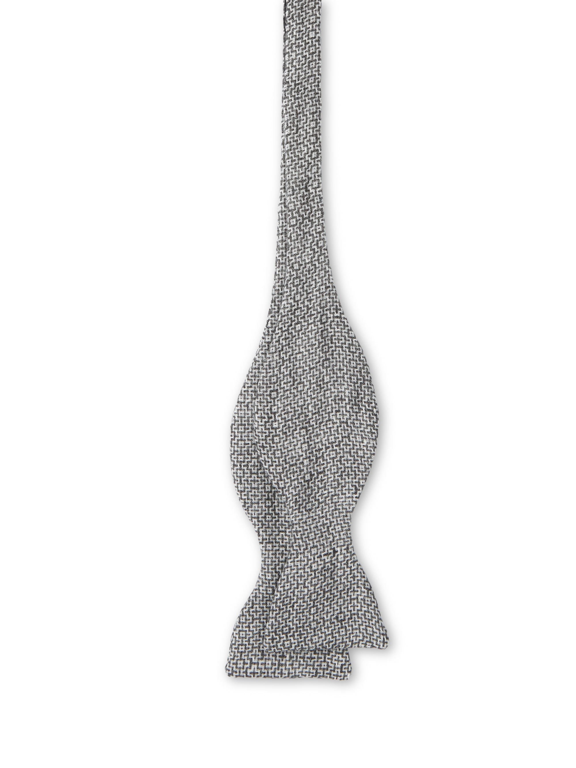 Charcoal Culcross Linen Bow Tie
