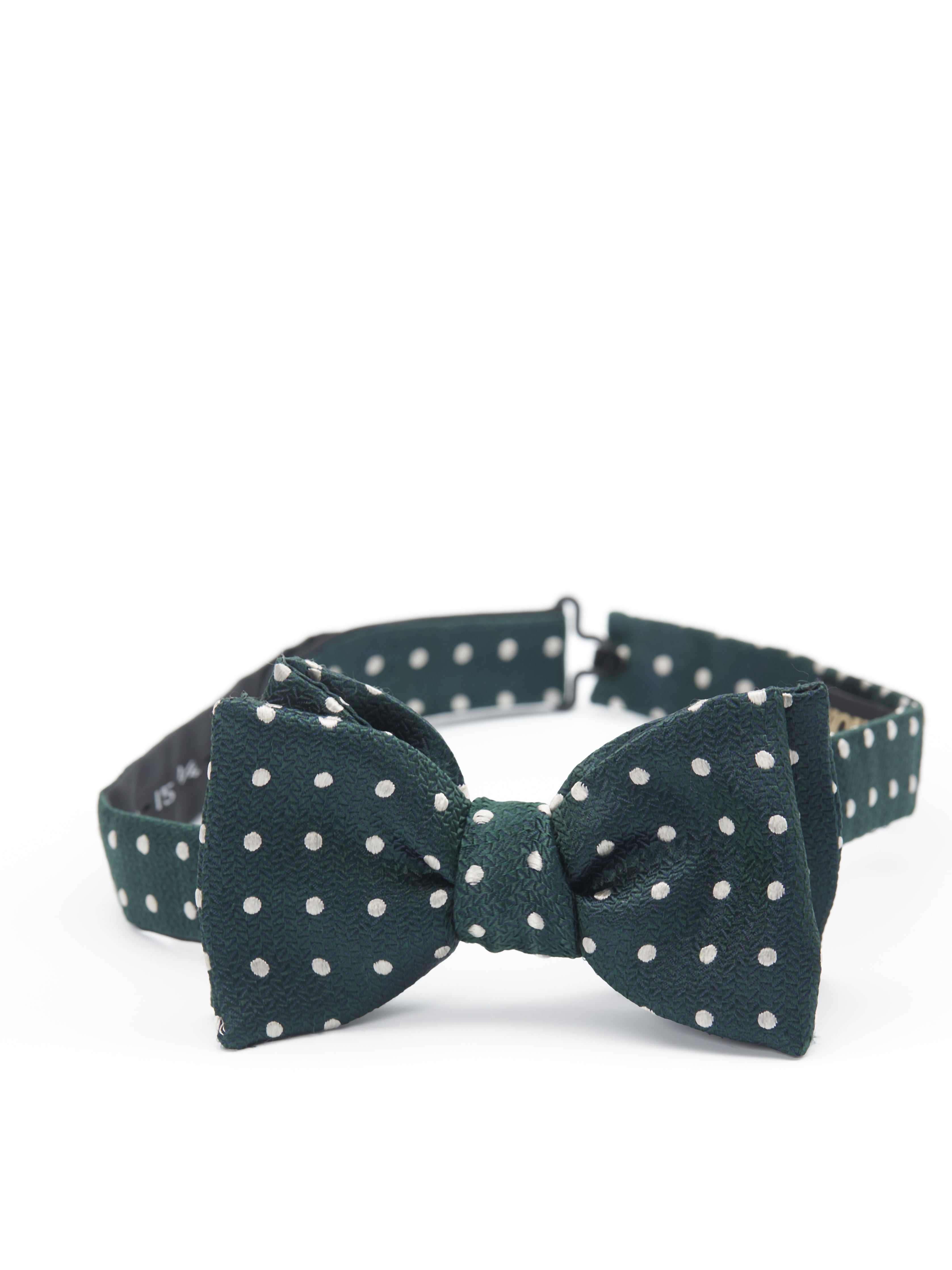 Green Pickwick Silk Bow Tie