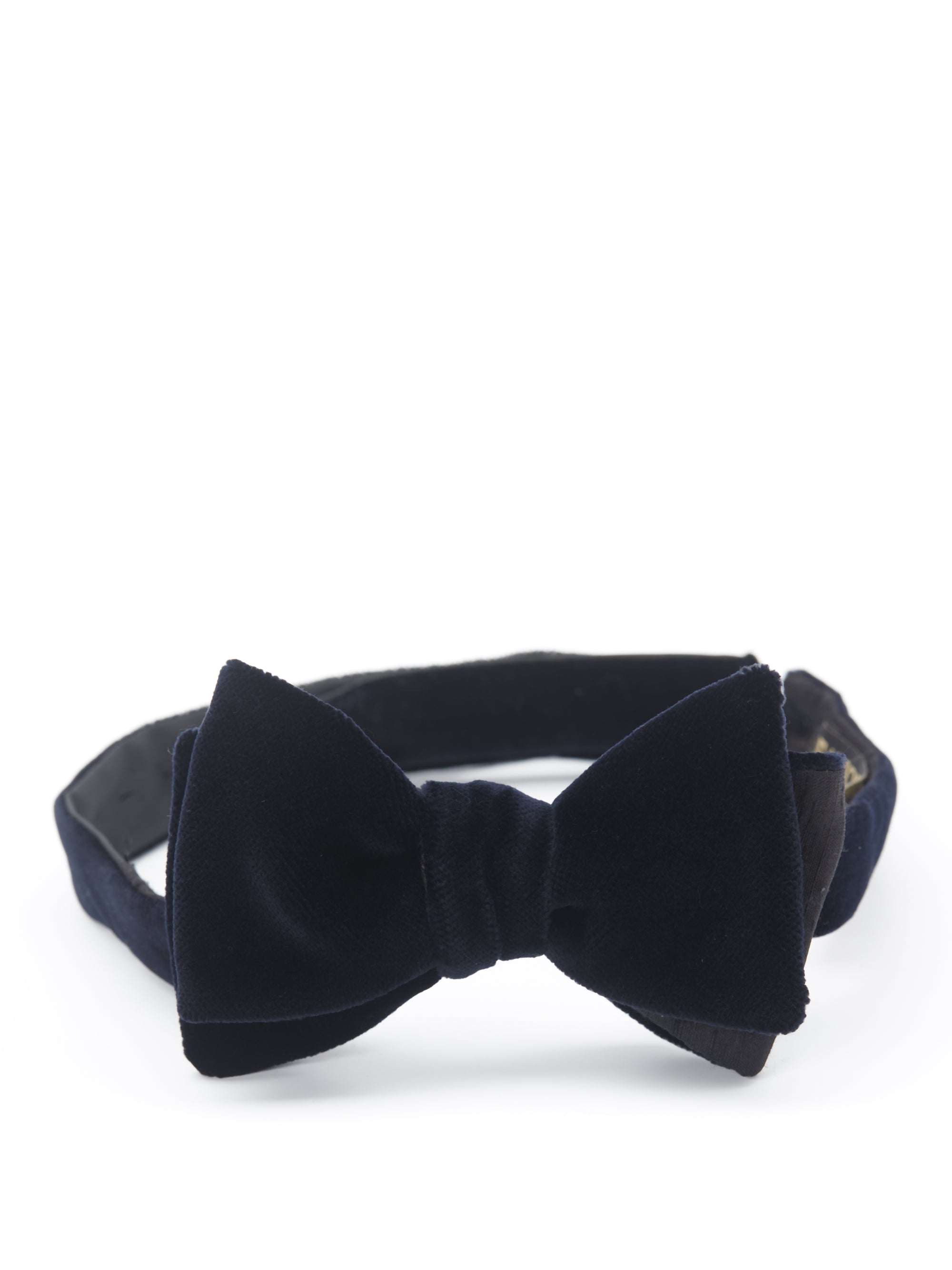 Navy Velvet Bow Tie