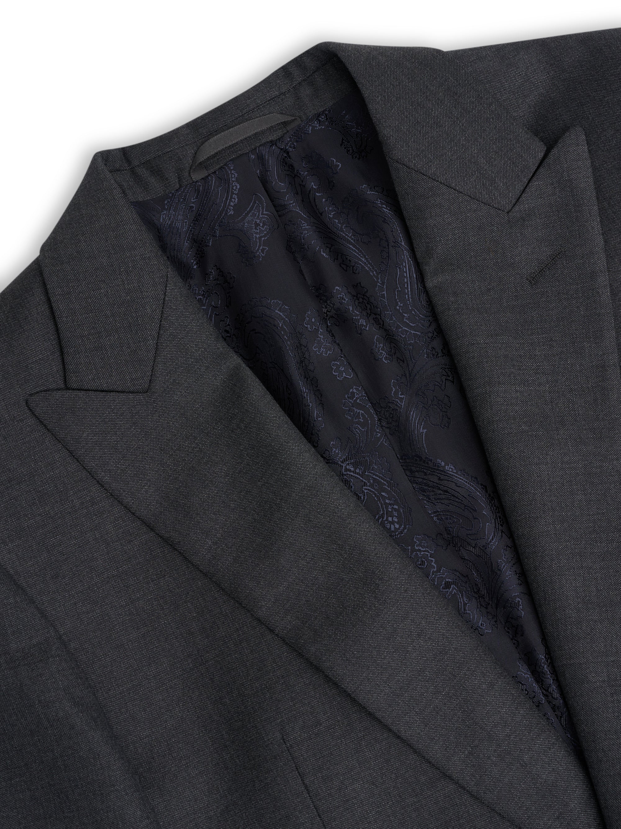 Charcoal Furlong Wool Morning Coat
