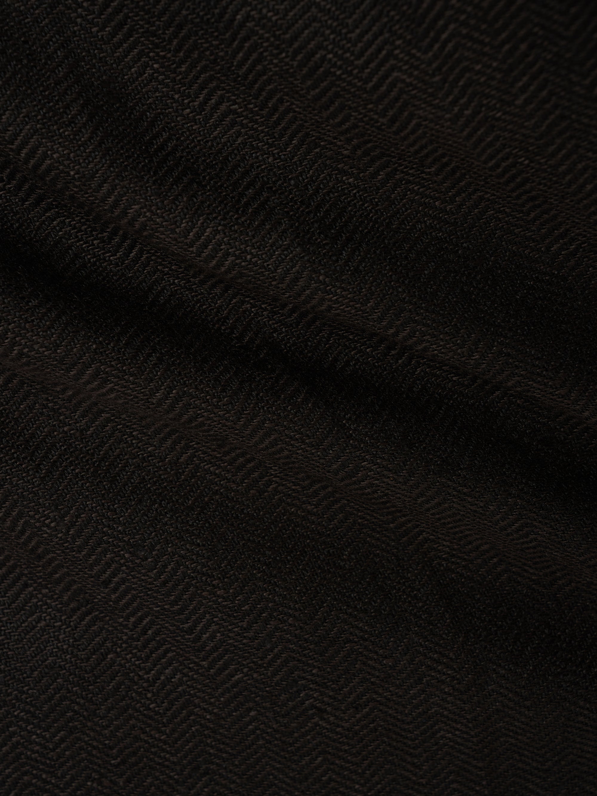Cigar Black Randwick Linen Dress Trouser