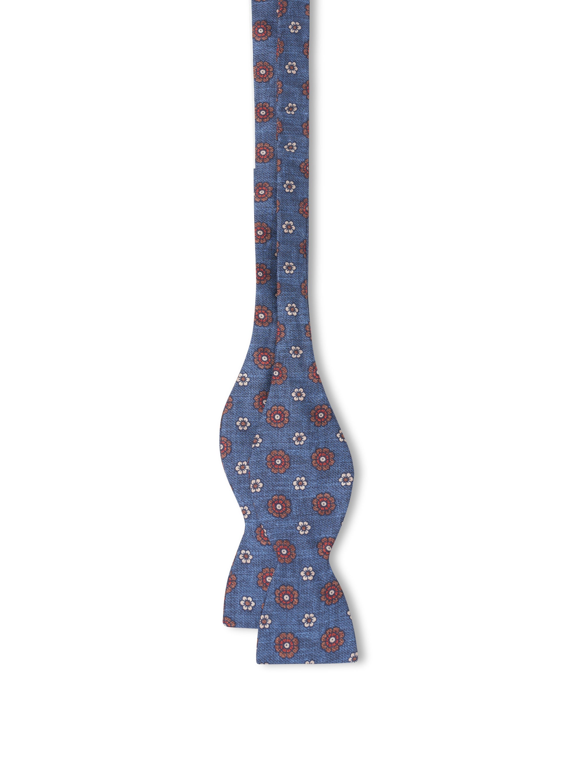 Navy Chartwell Silk Bow Tie