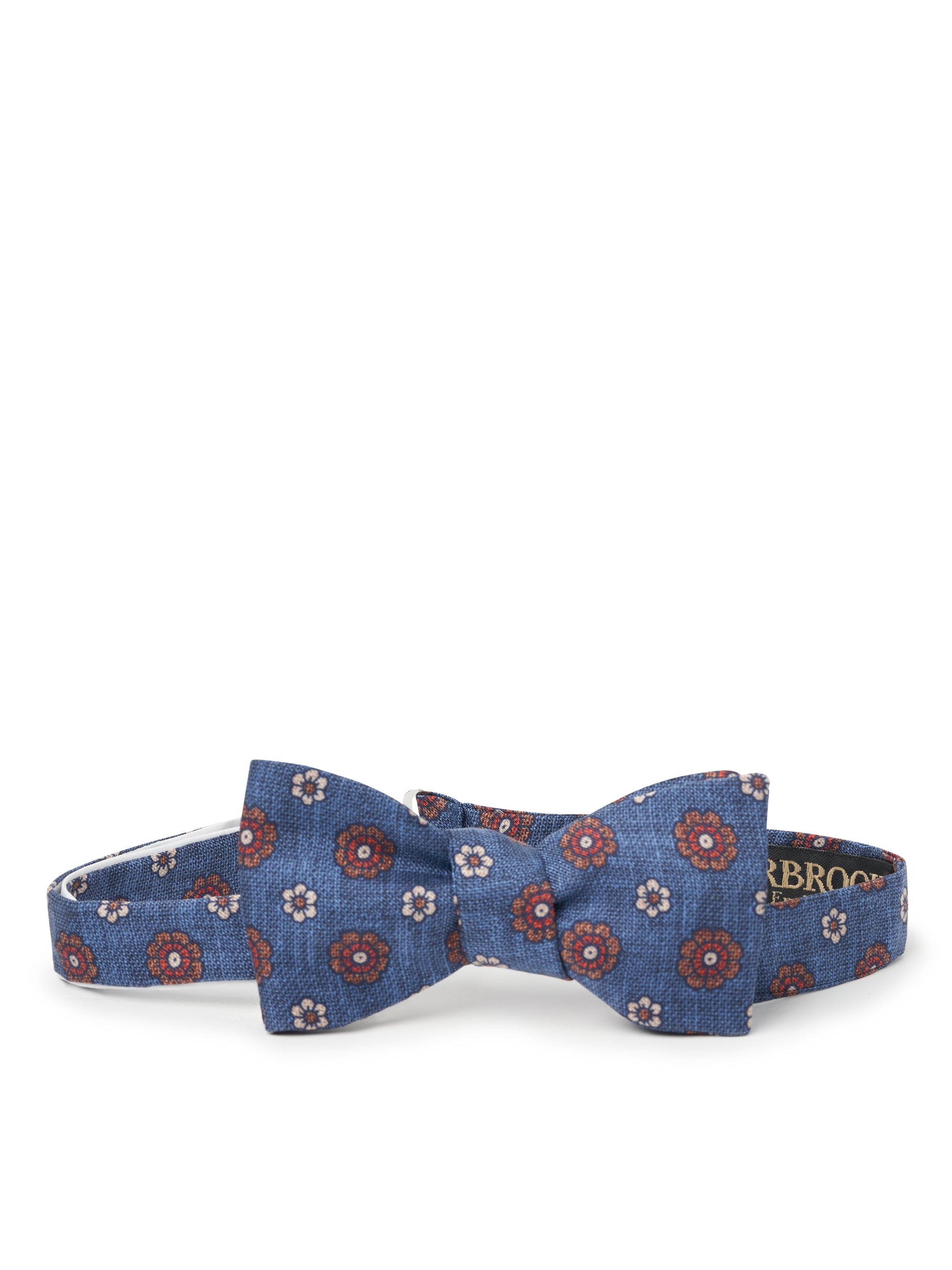Navy Chartwell Silk Bow Tie