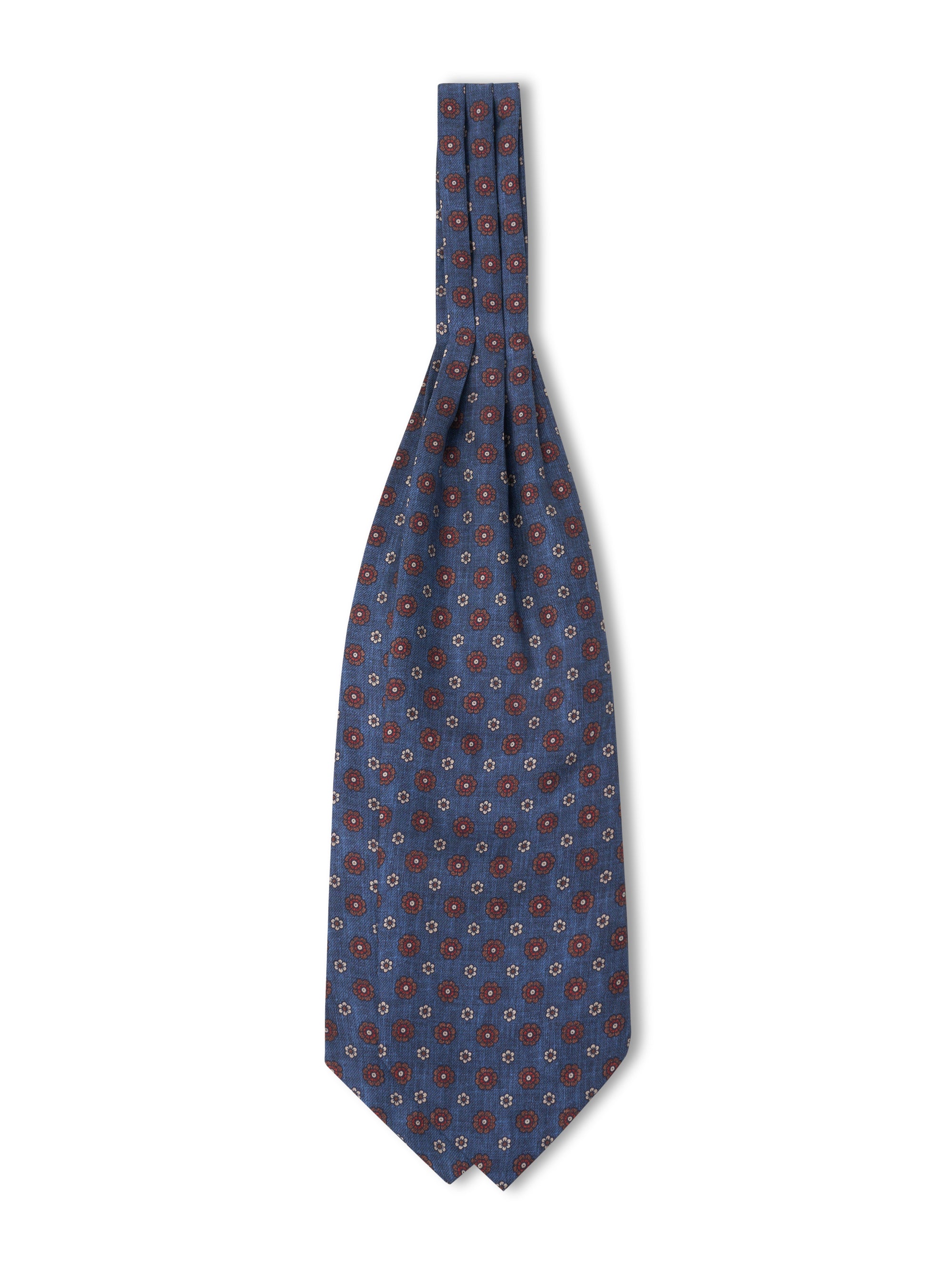 Navy Chartwell Silk Cravat