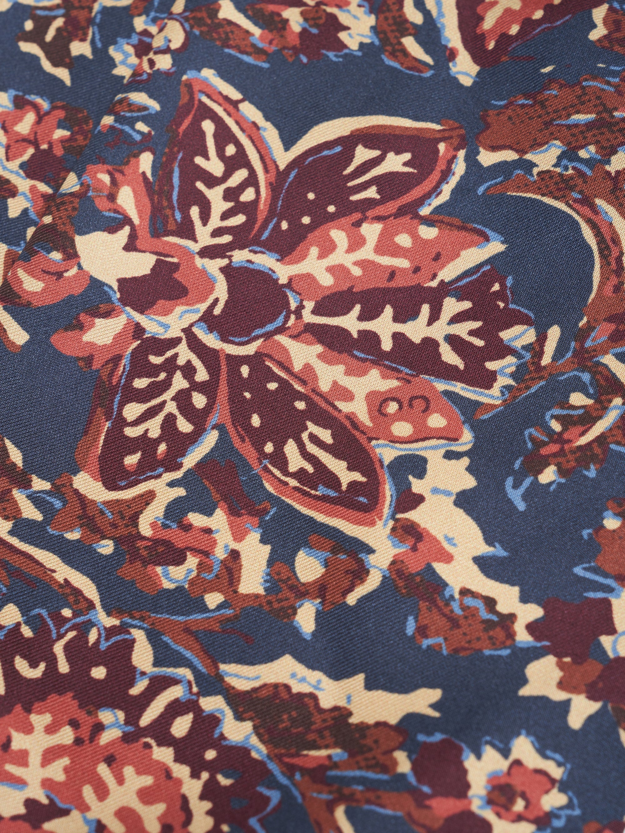 Blue / Purple Charleston Silk Cravat