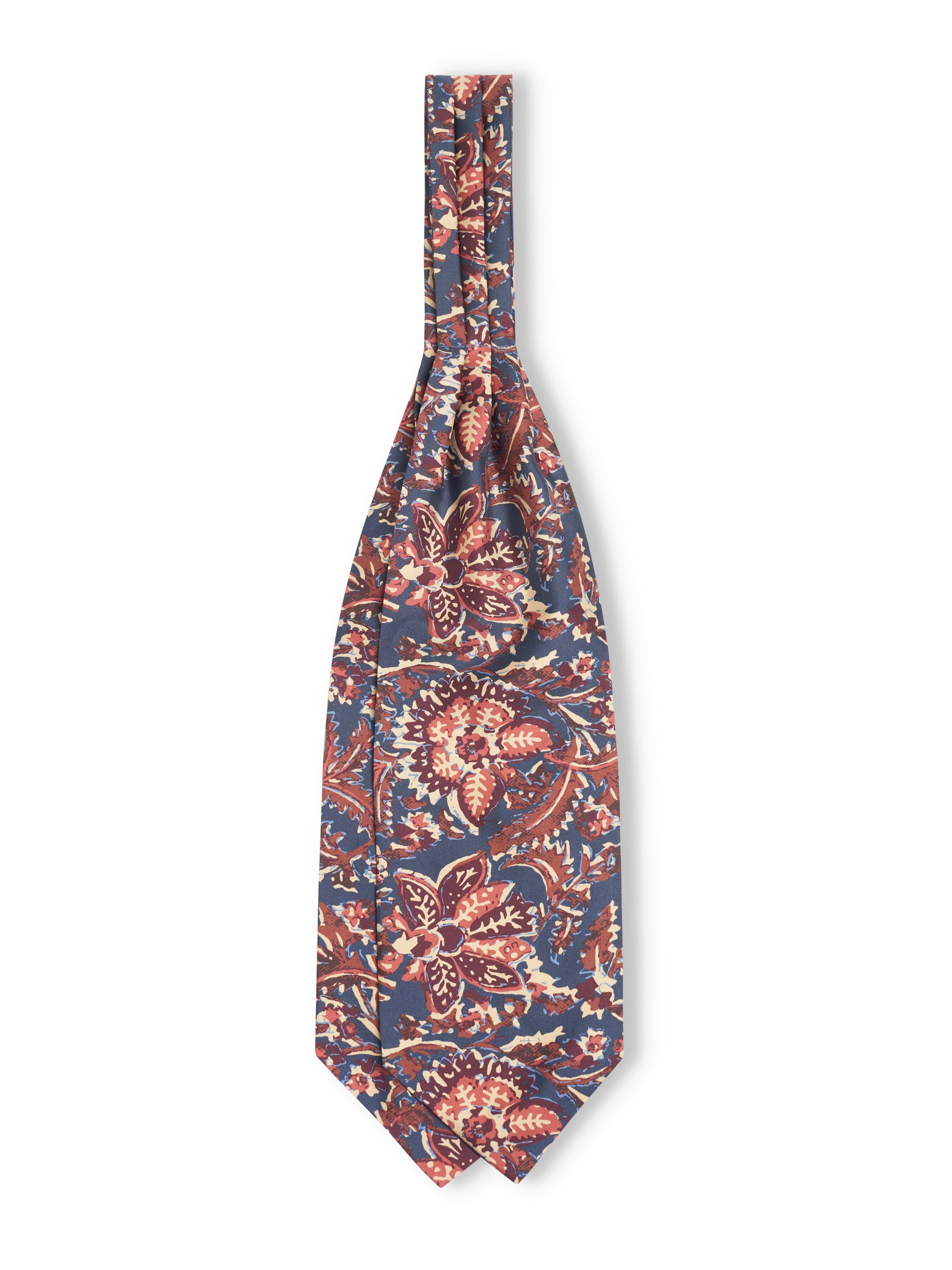 Blue / Purple Charleston Silk Cravat