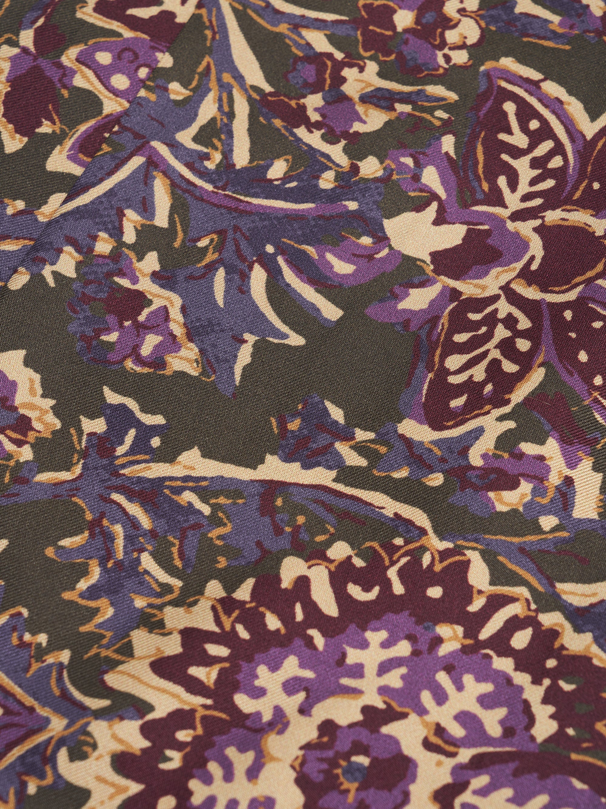 Green / Purple Charleston Silk Cravat