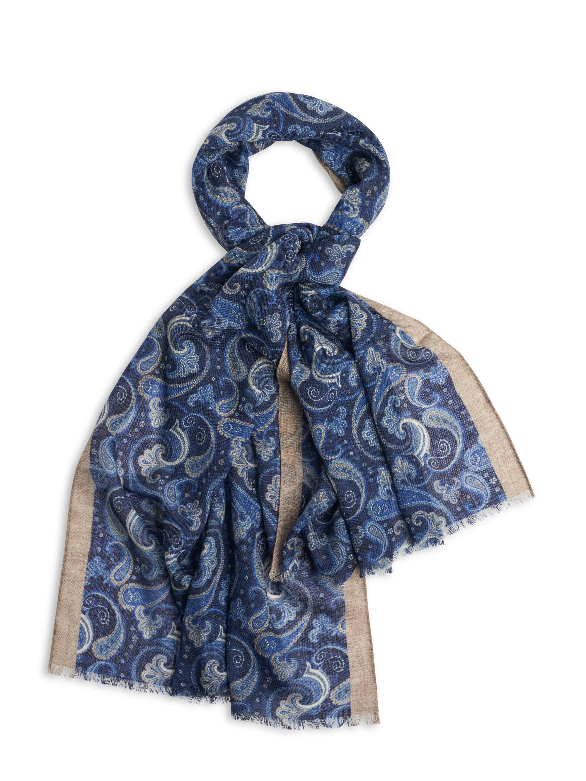 Indigo Hartley Wool Scarf