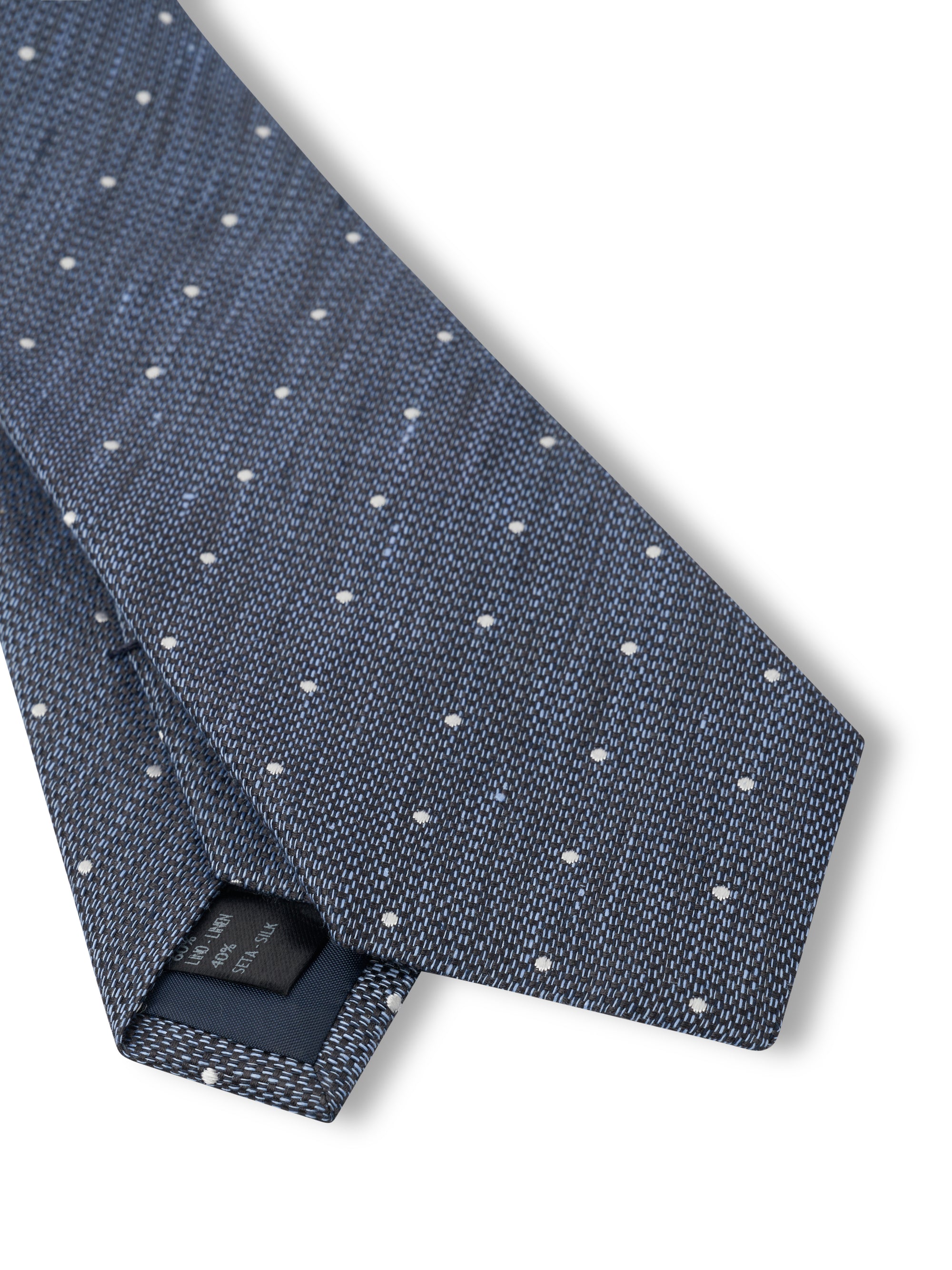 Navy Ledbury Linen Tie