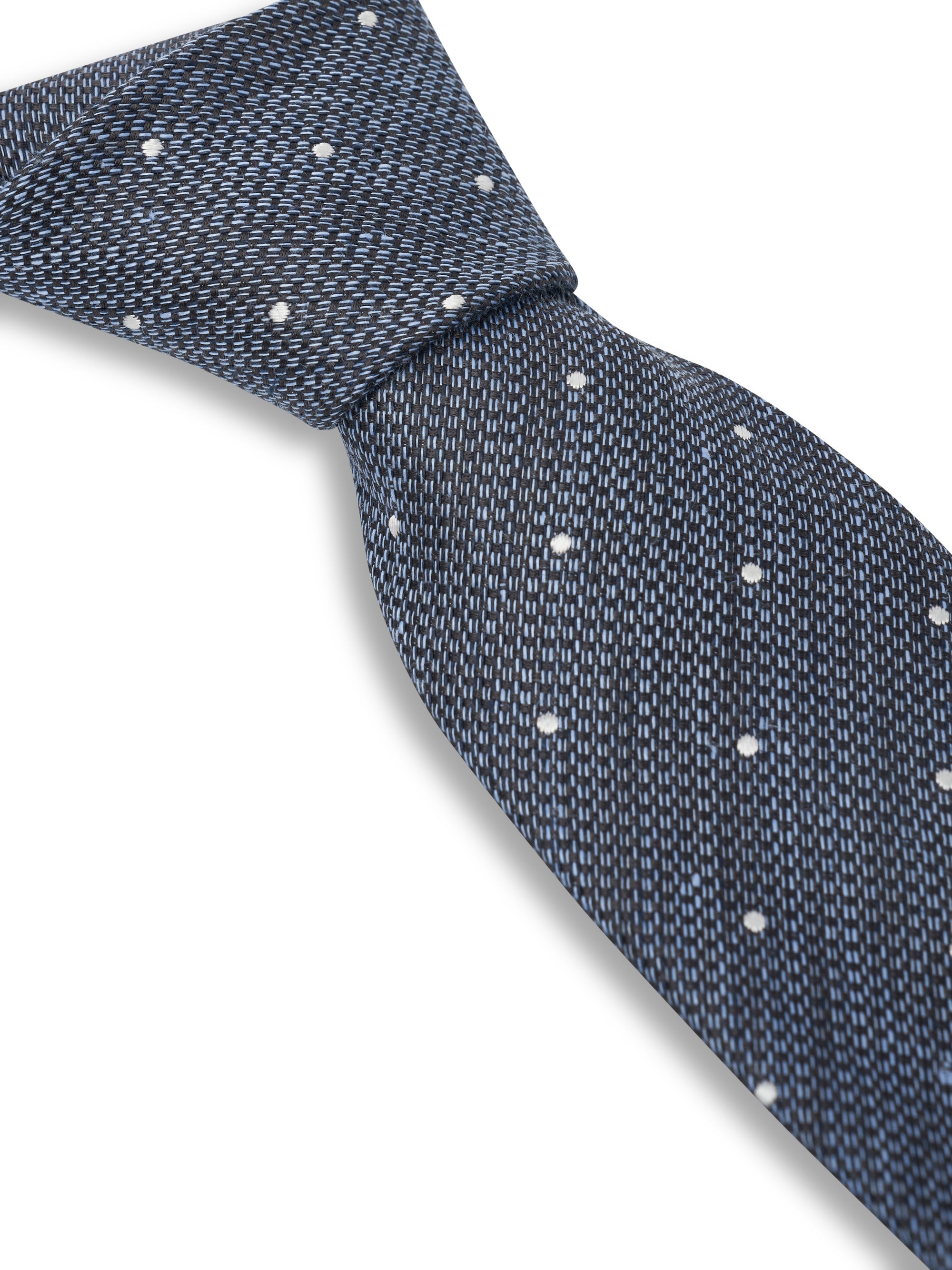 Navy Ledbury Linen Tie