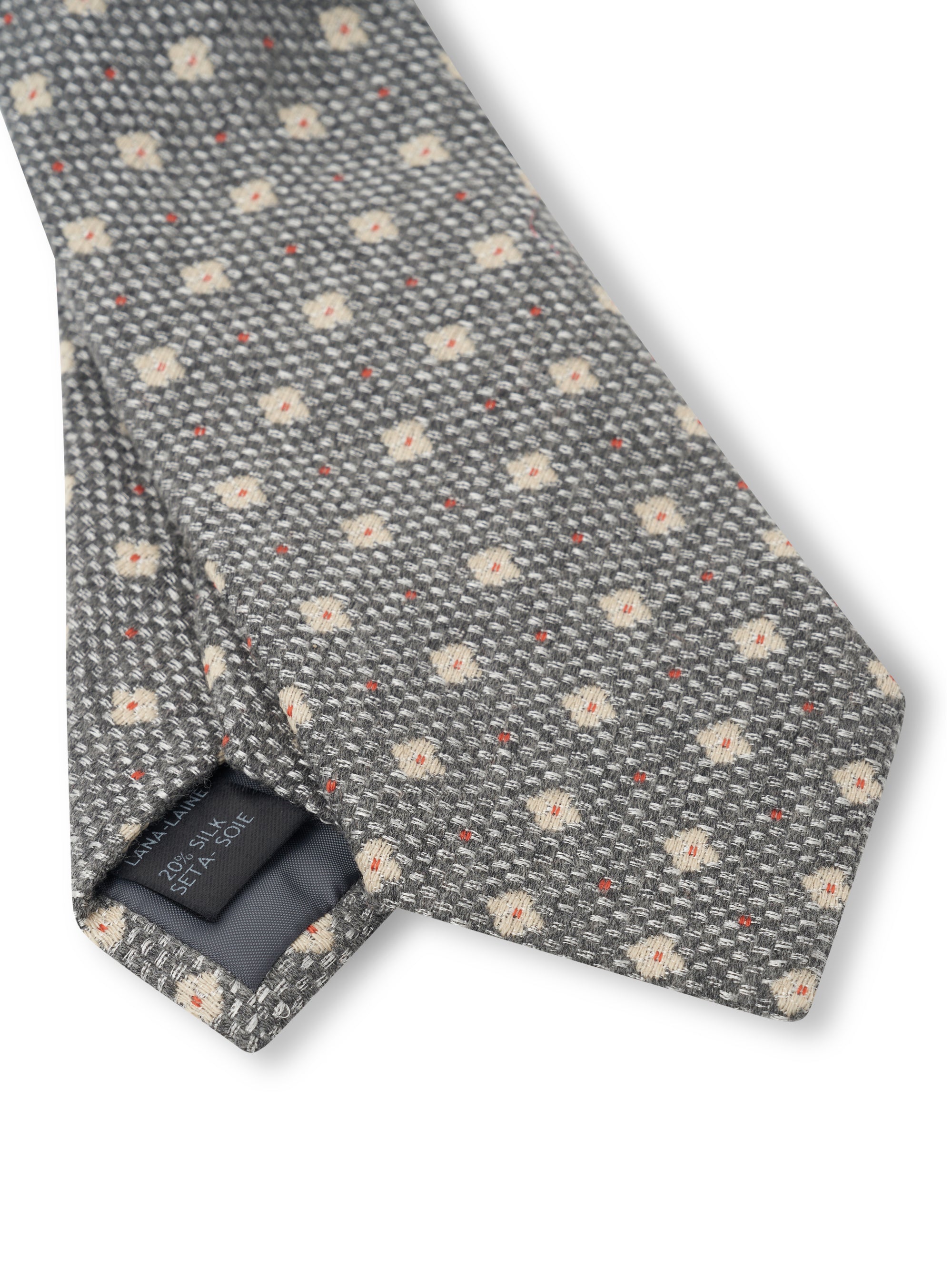 Grey Pryton Wool Tie
