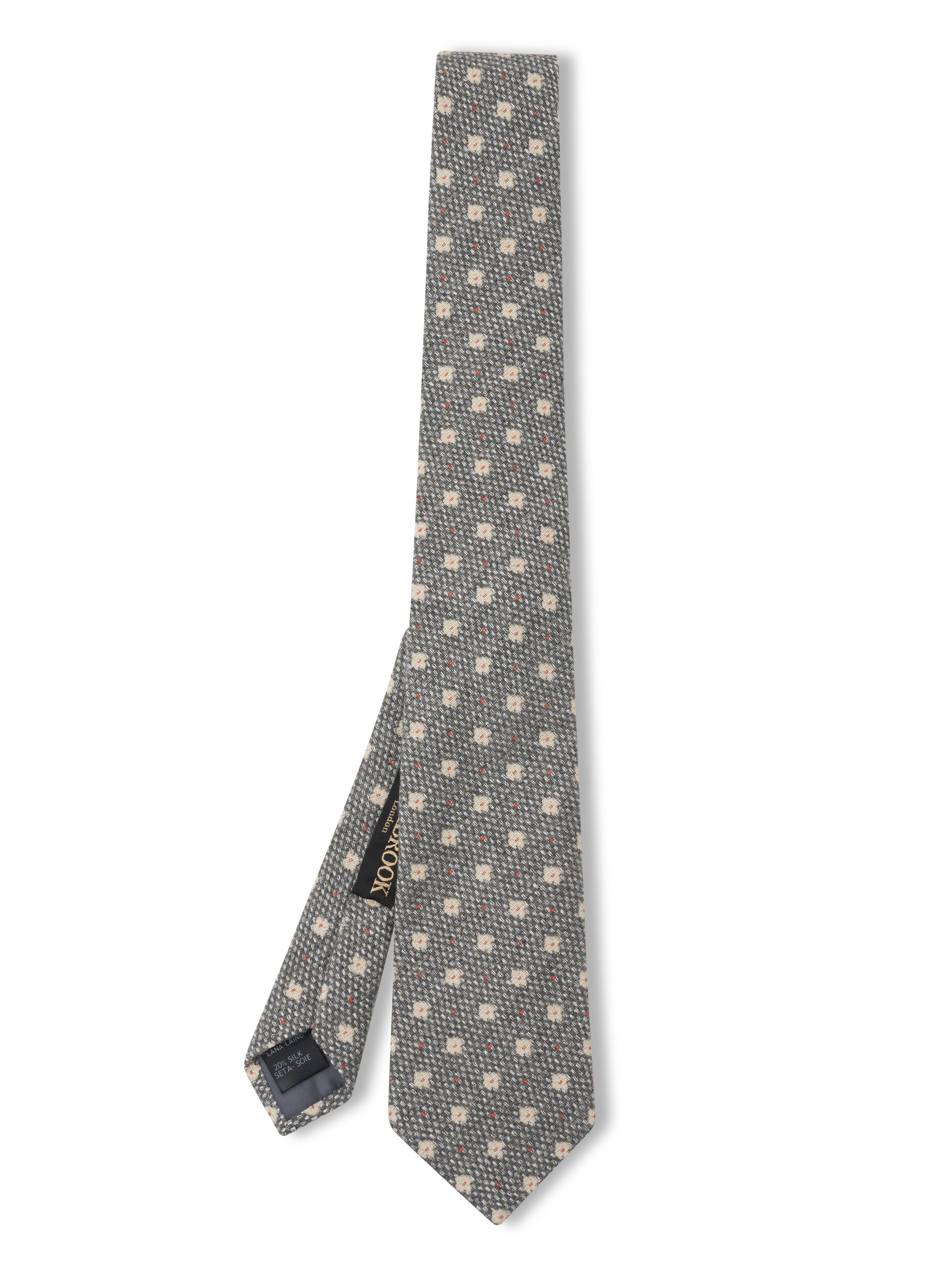 Grey Pryton Wool Tie