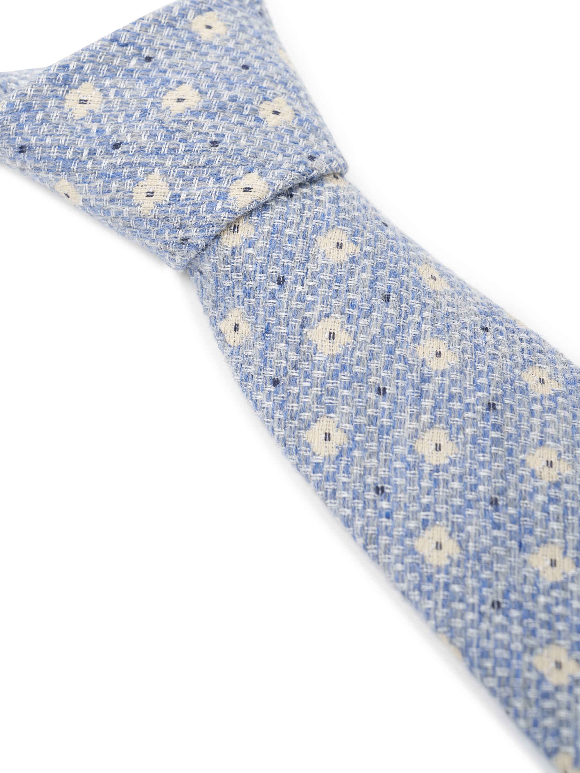Light Blue Pryton Wool Tie