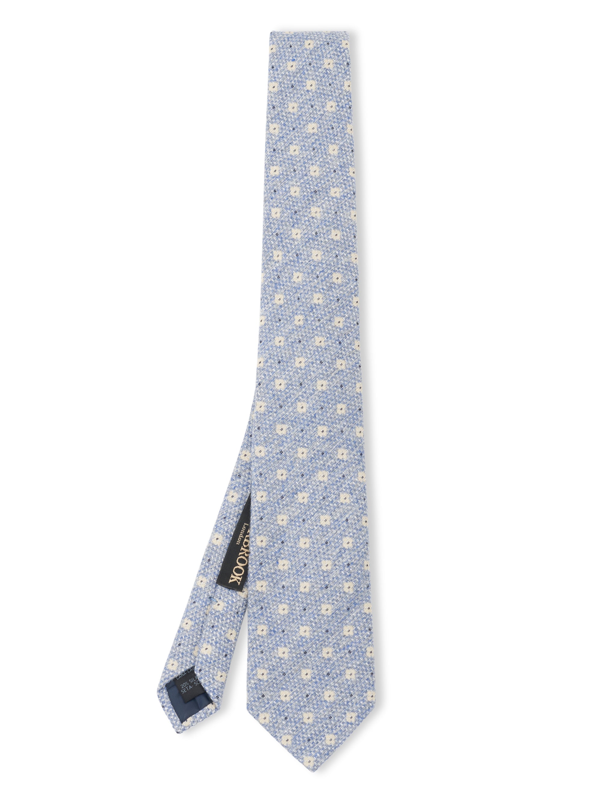 Light Blue Pryton Wool Tie