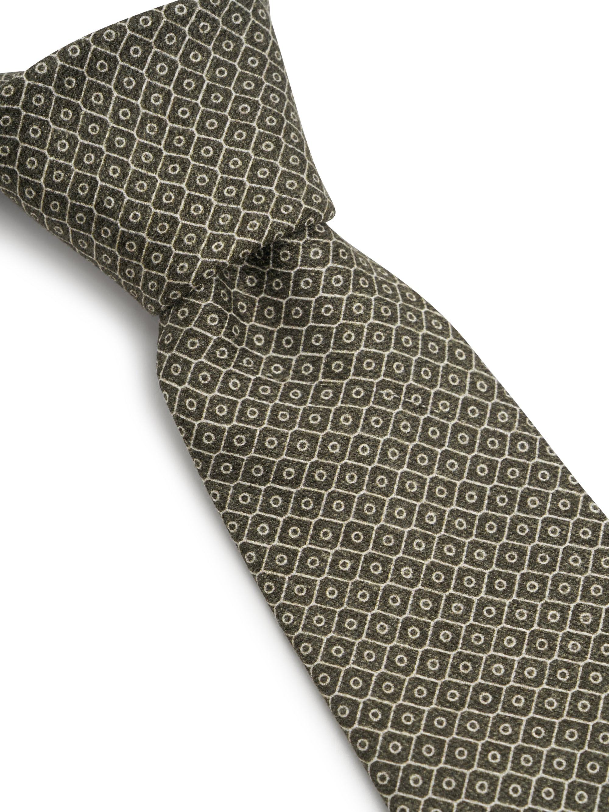 Green Crowell Silk Tie