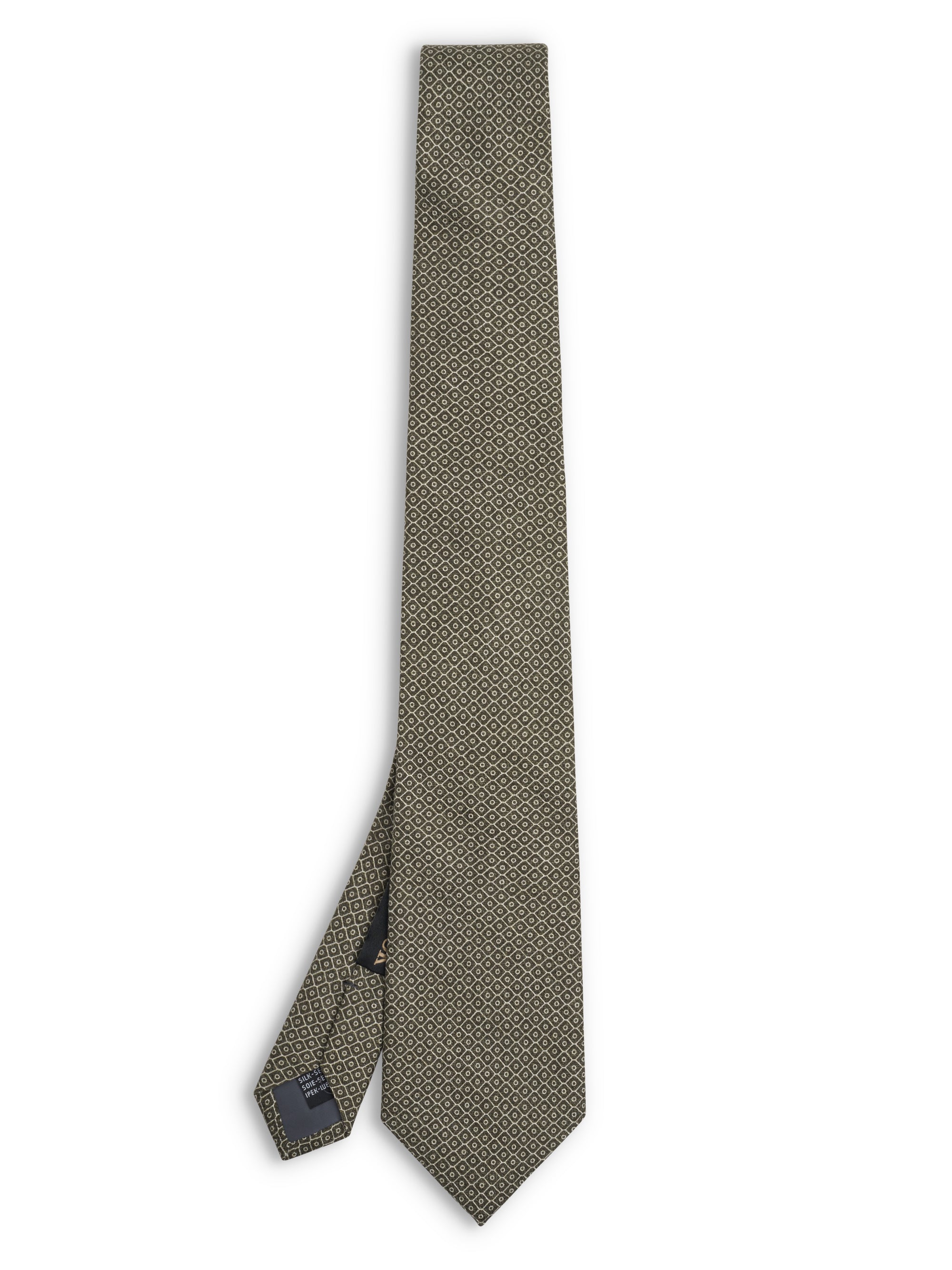 Green Crowell Silk Tie