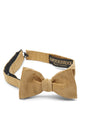 Honey Douppion Silk Bow Tie