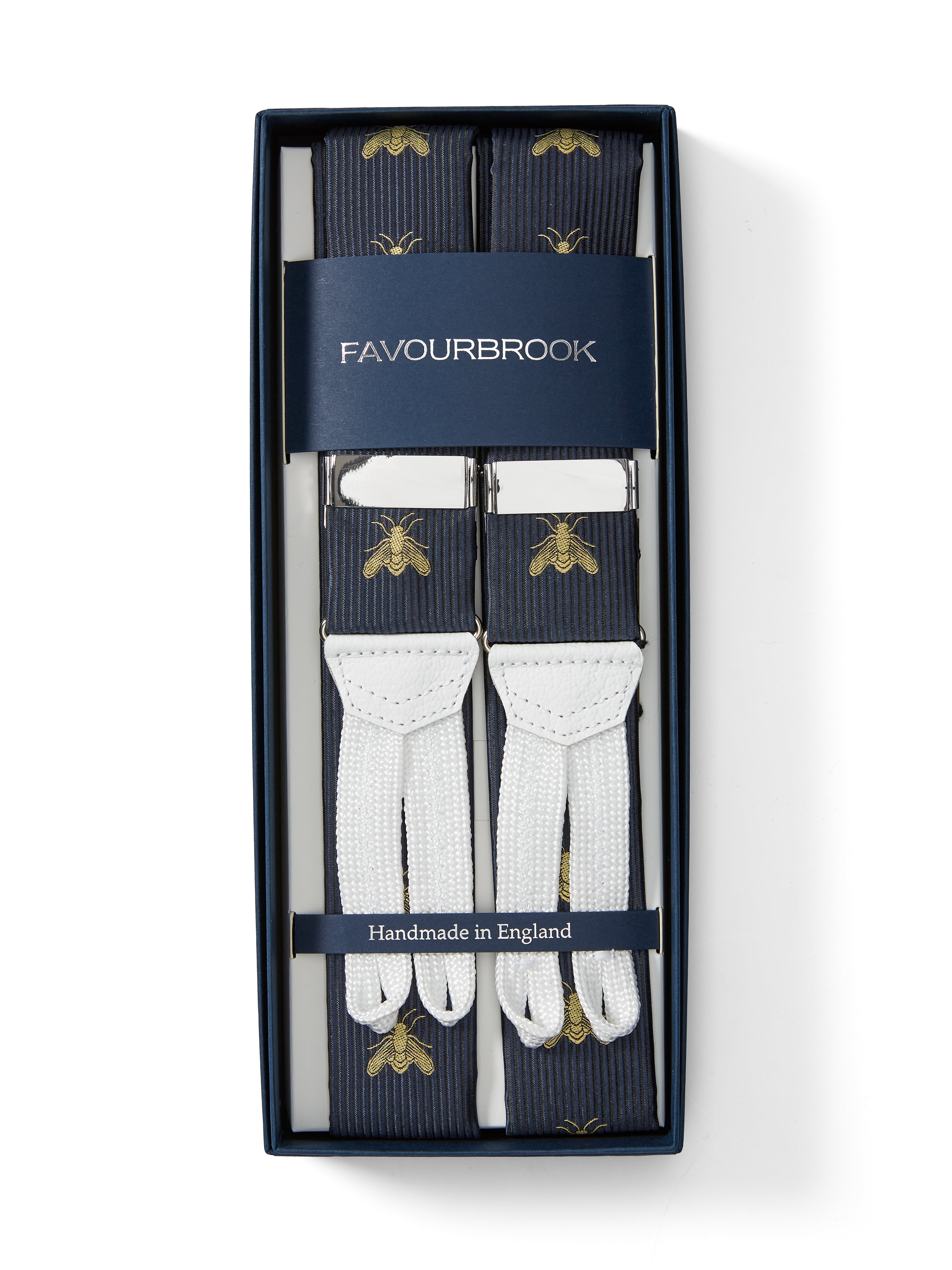 Navy Pickwick Silk Braces – Favourbrook