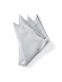 Albany Grey Silk Pocket Square