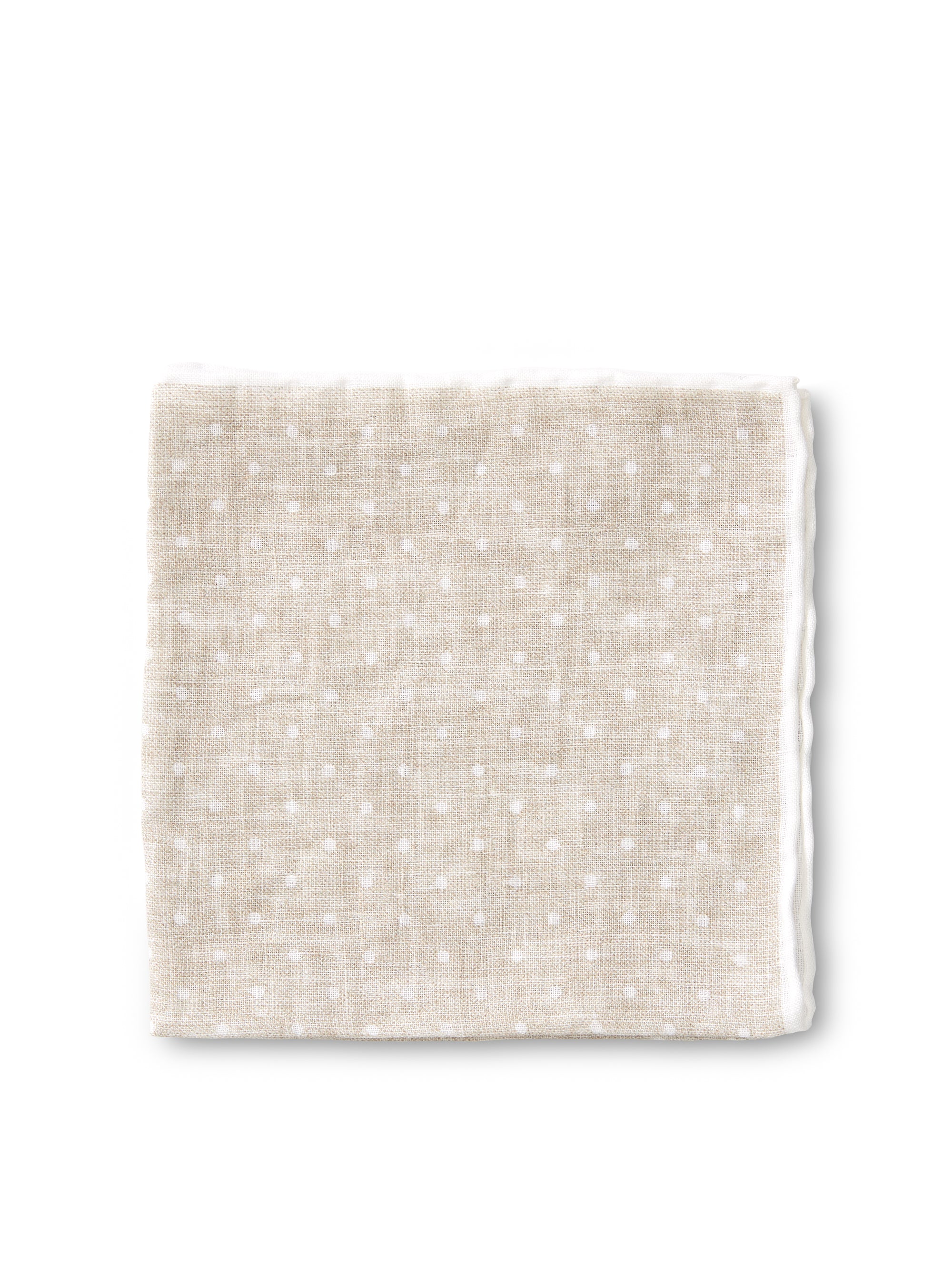 Natural Milford Spot Handkerchief