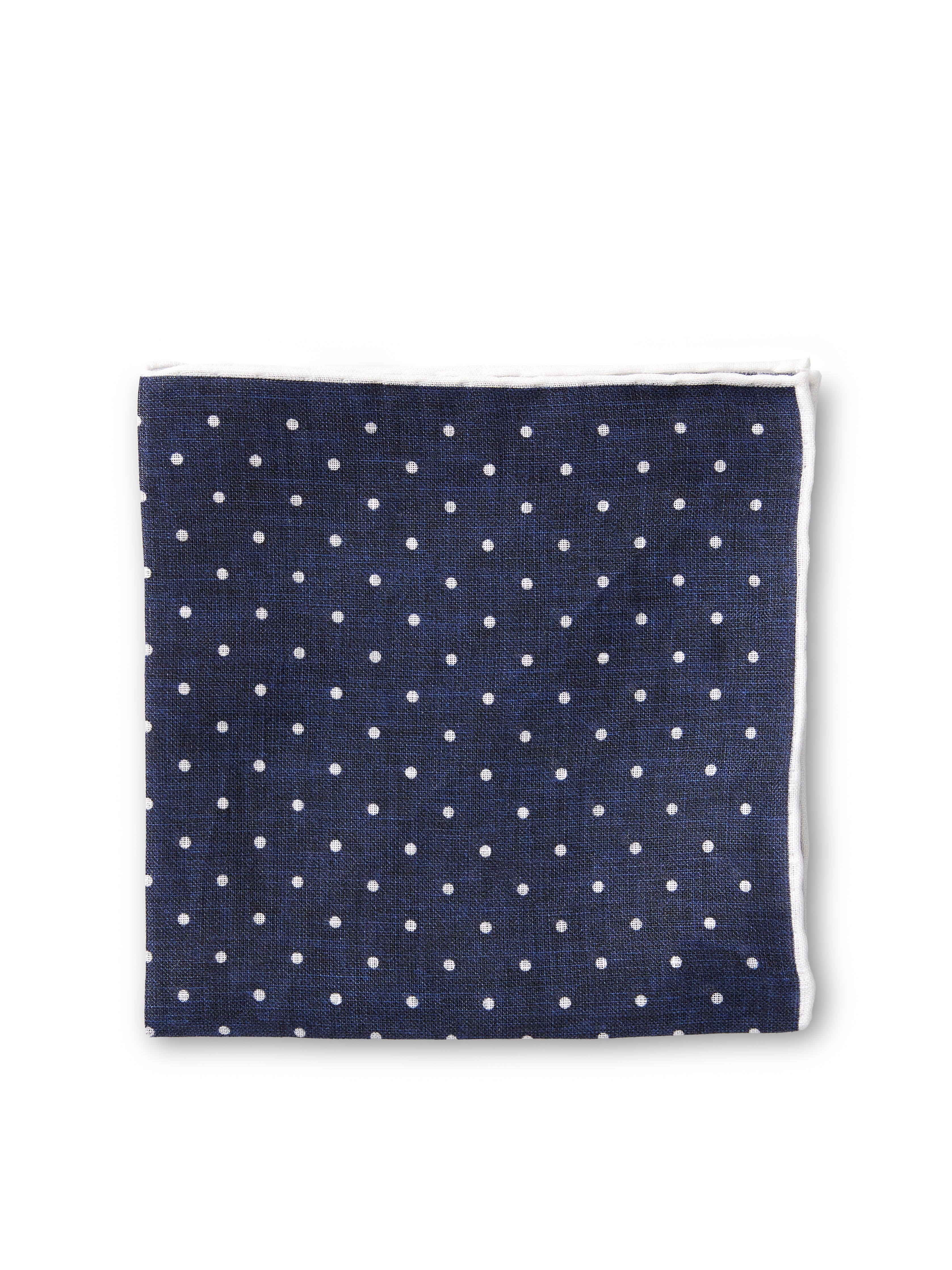 Navy Milford Spot Handkerchief