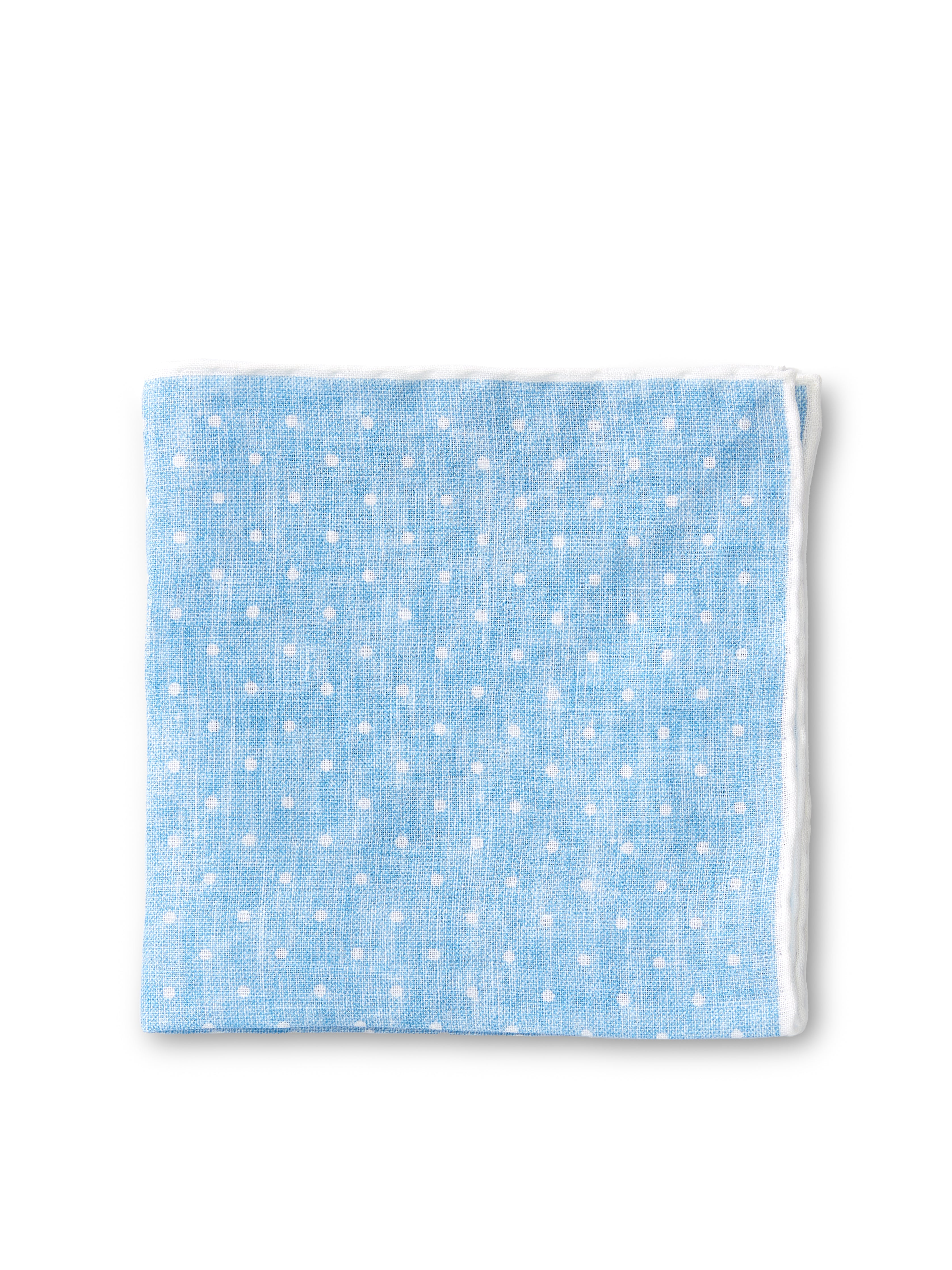 Sky Blue Milford Spot Handkerchief