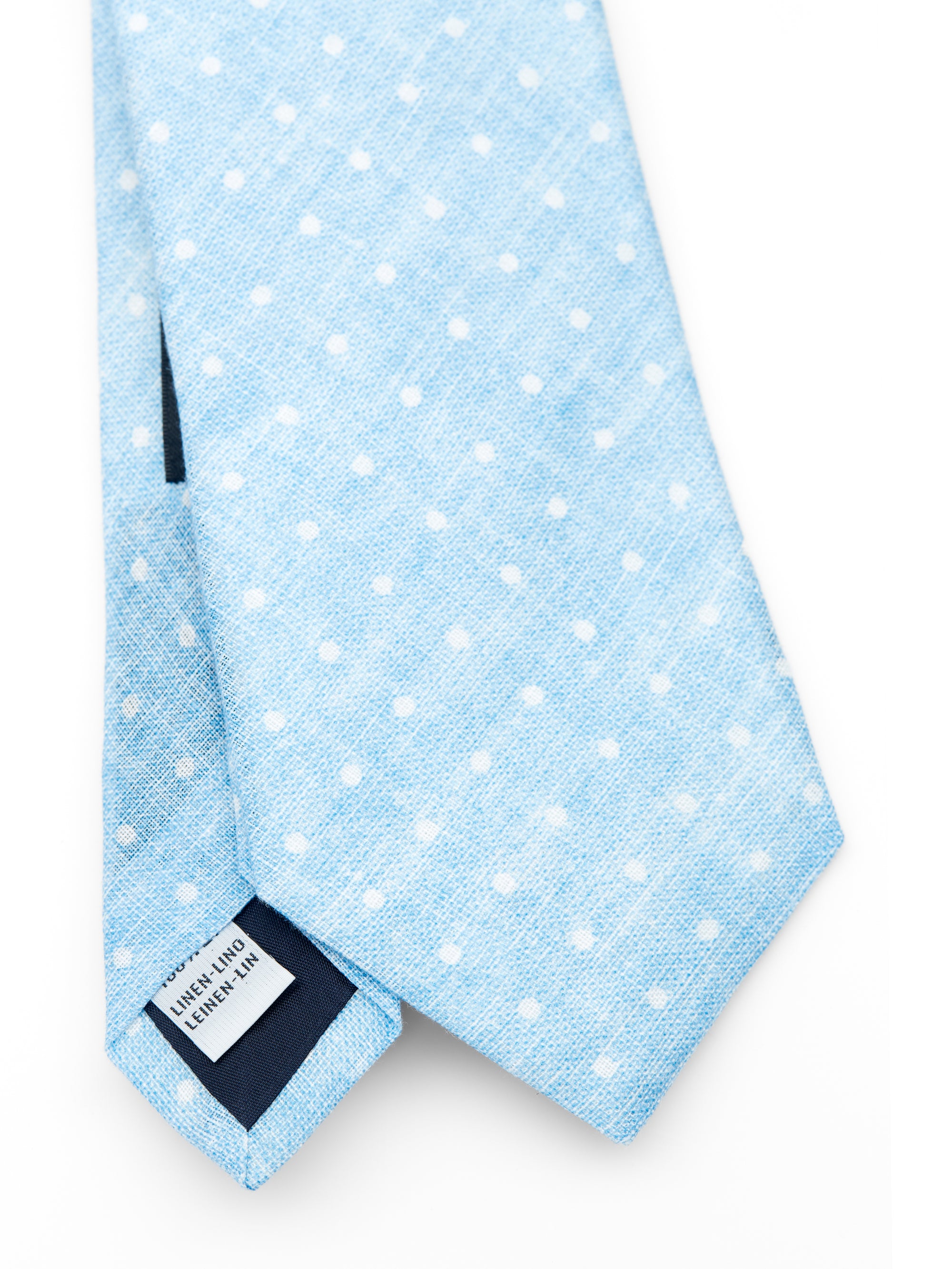 Sky Blue Spot Milford Tie
