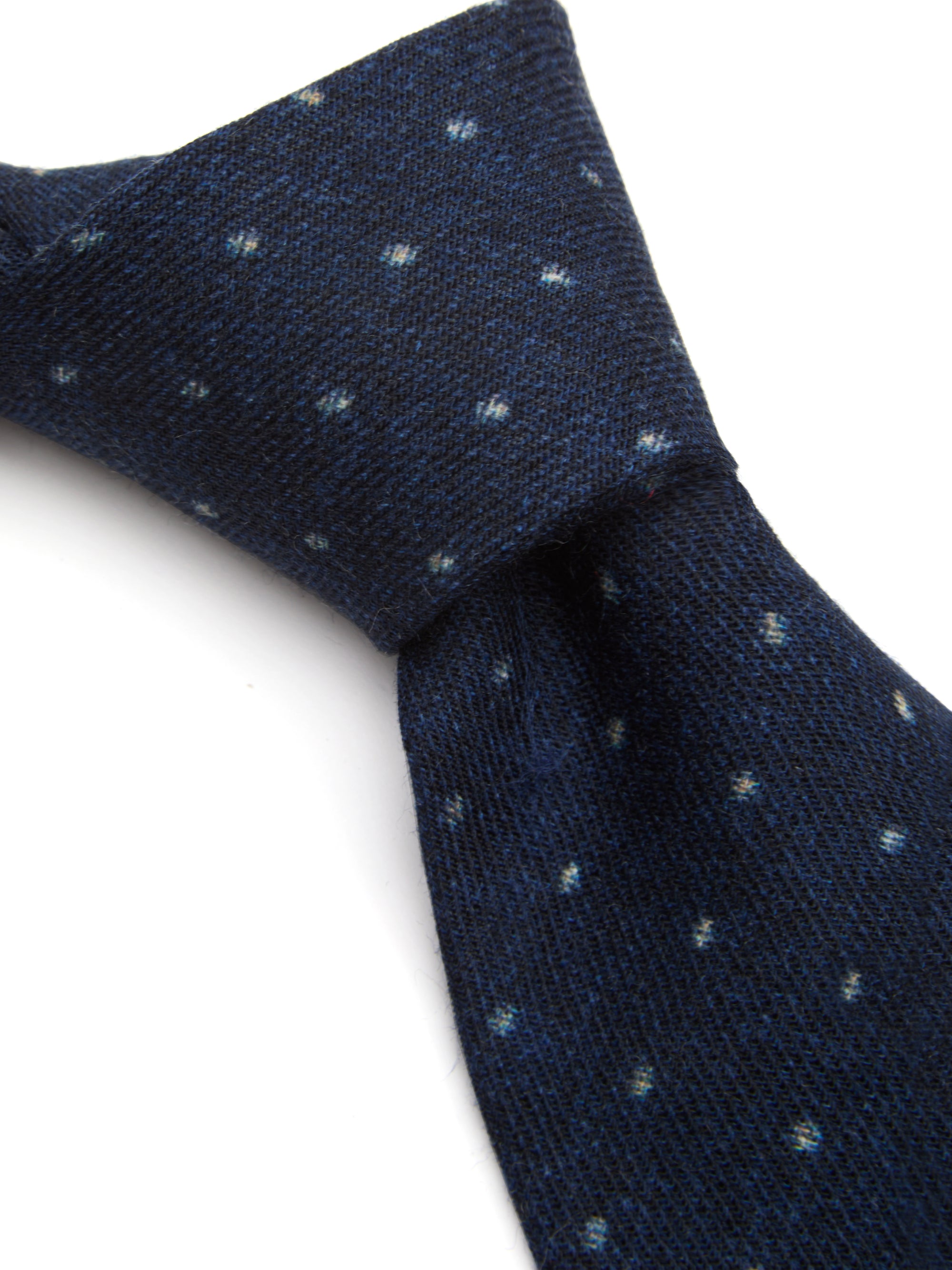 Indigo Blue Beddingham Wool Tie