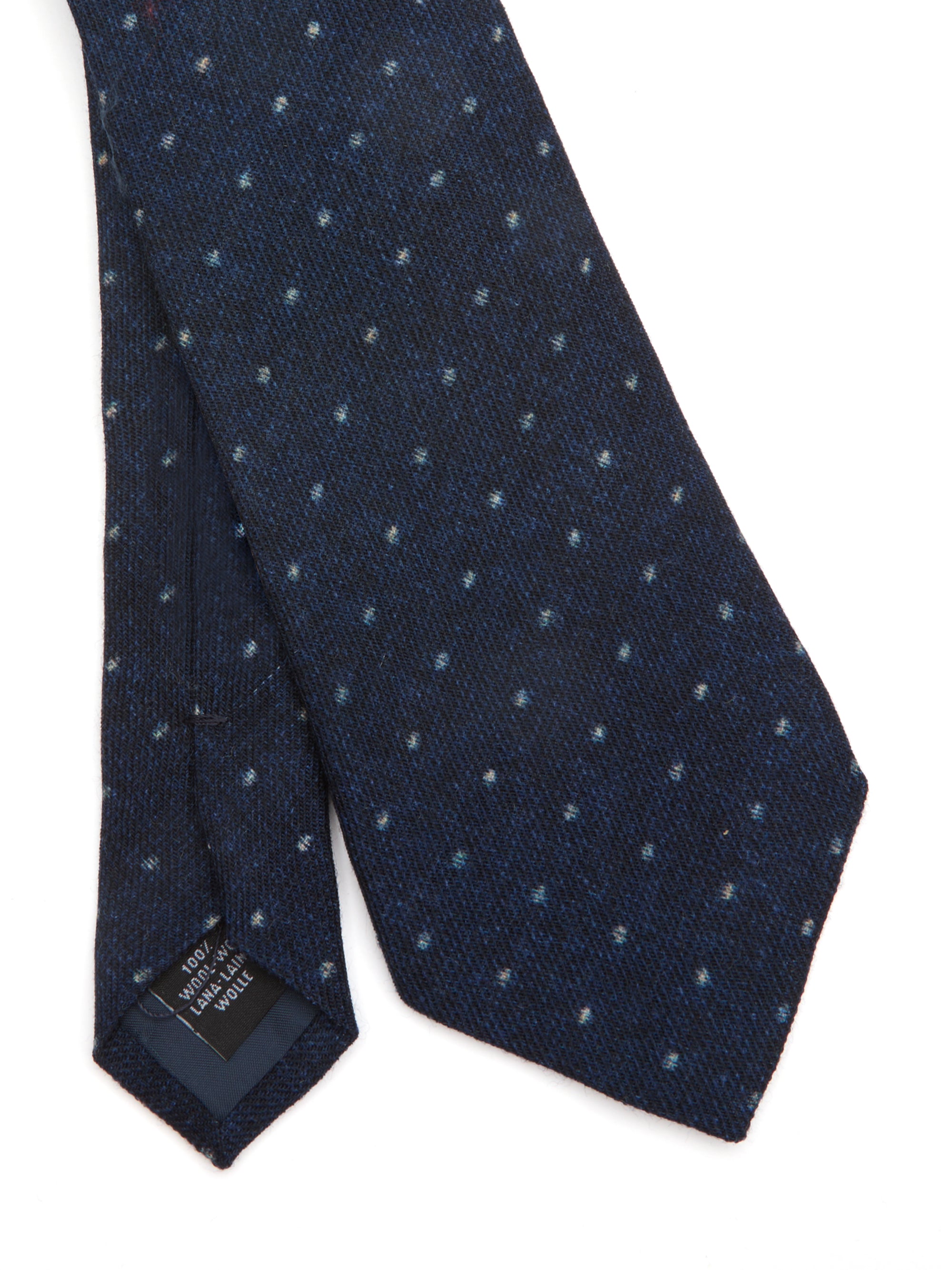 Indigo Blue Beddingham Wool Tie