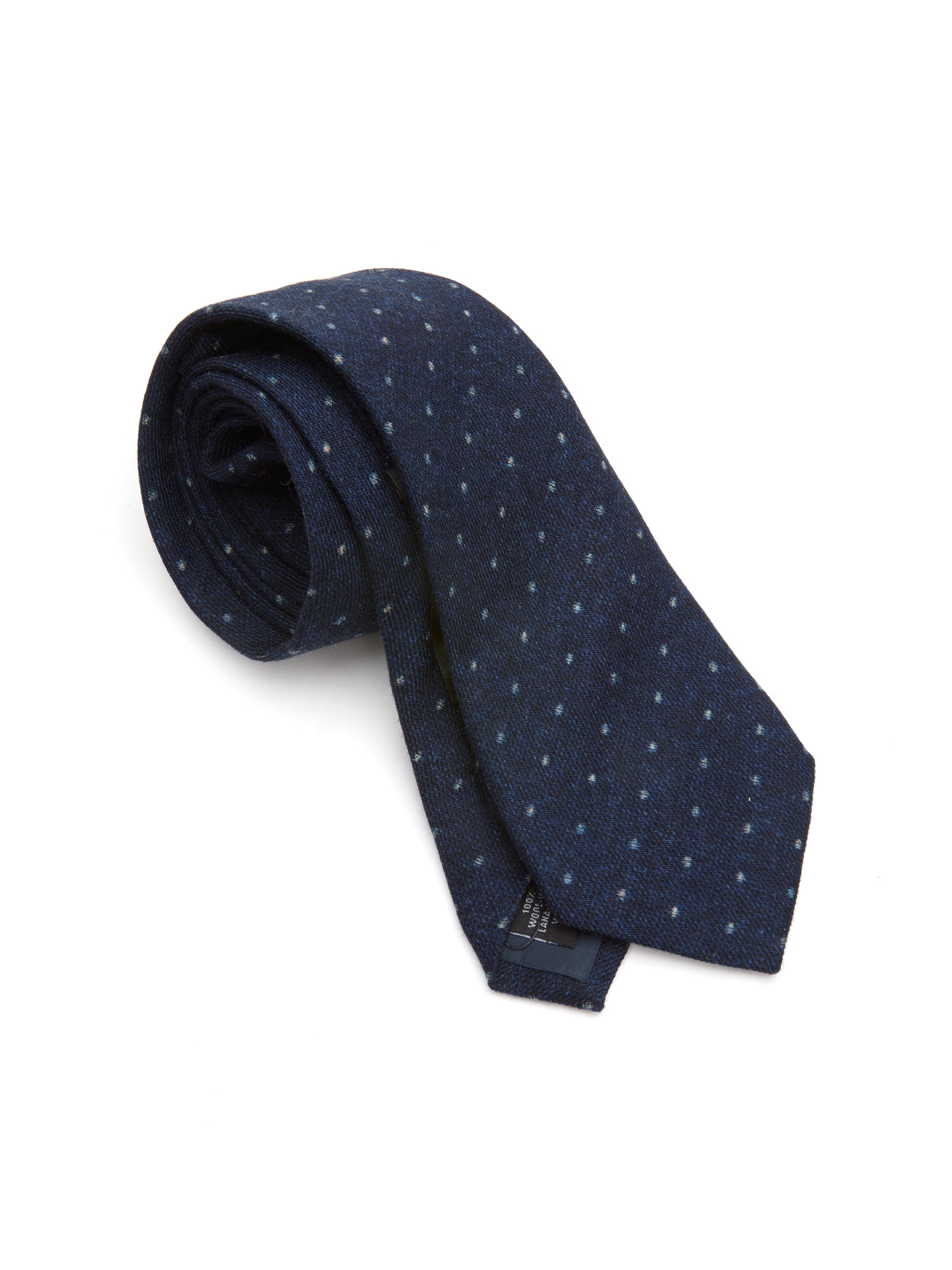 Indigo Blue Beddingham Wool Tie