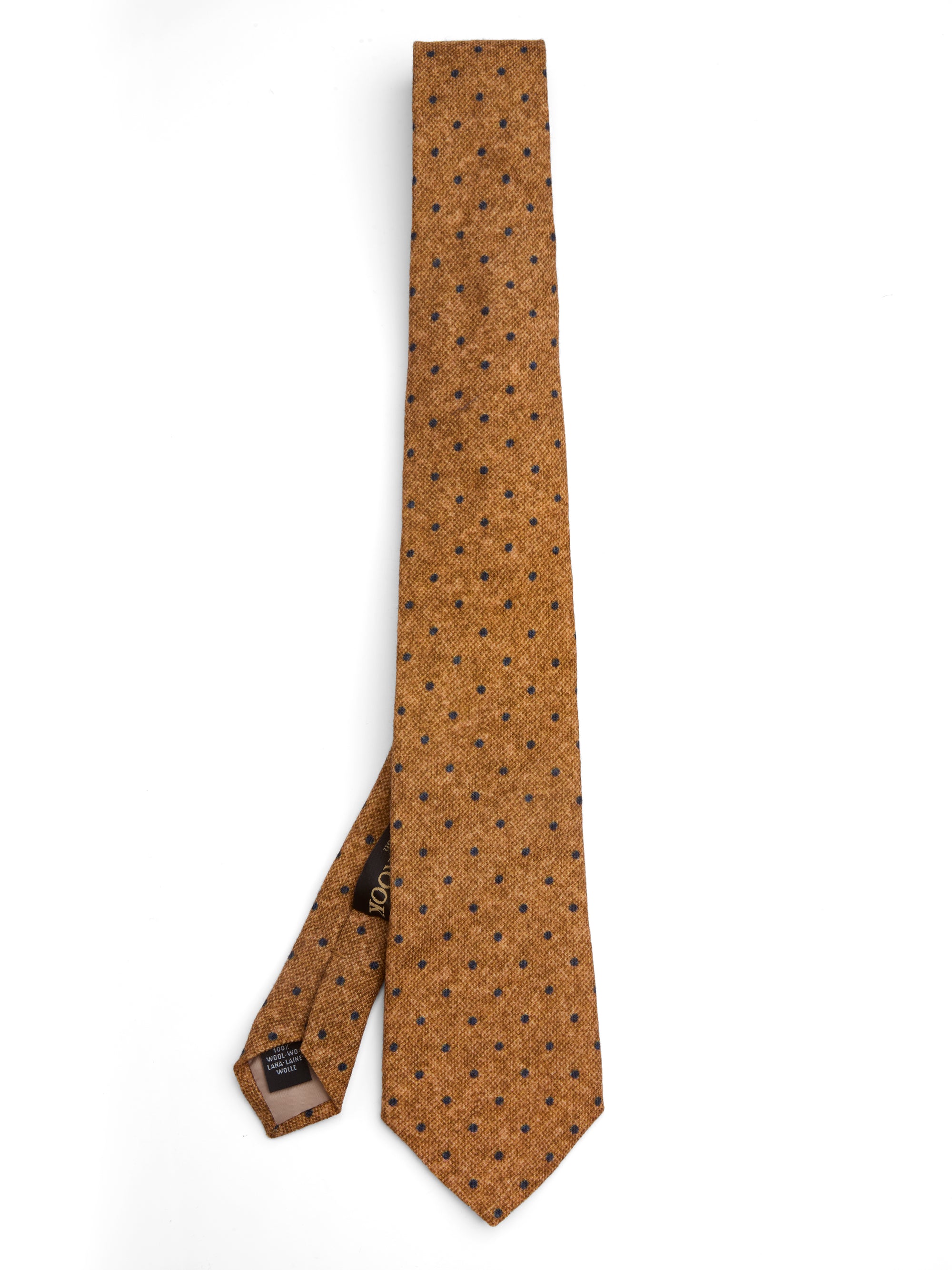 Mustard Beddingham Wool Tie