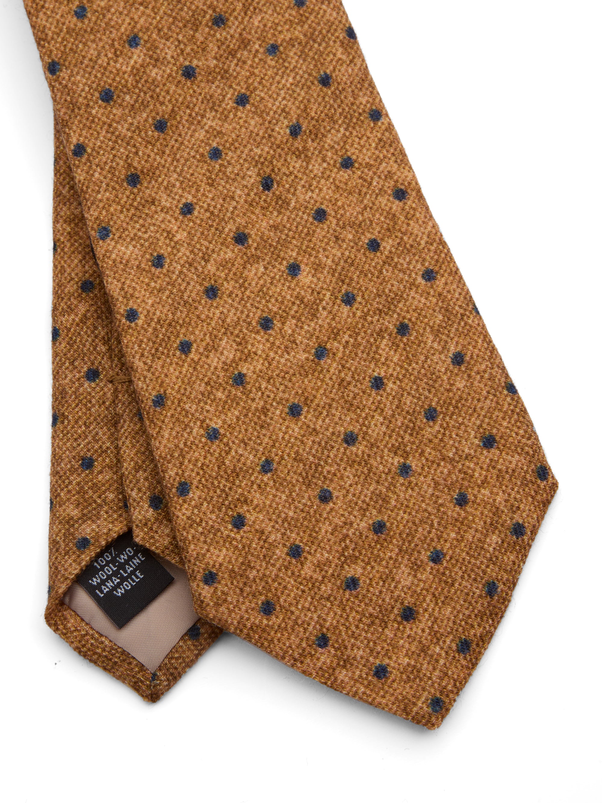 Mustard Beddingham Wool Tie