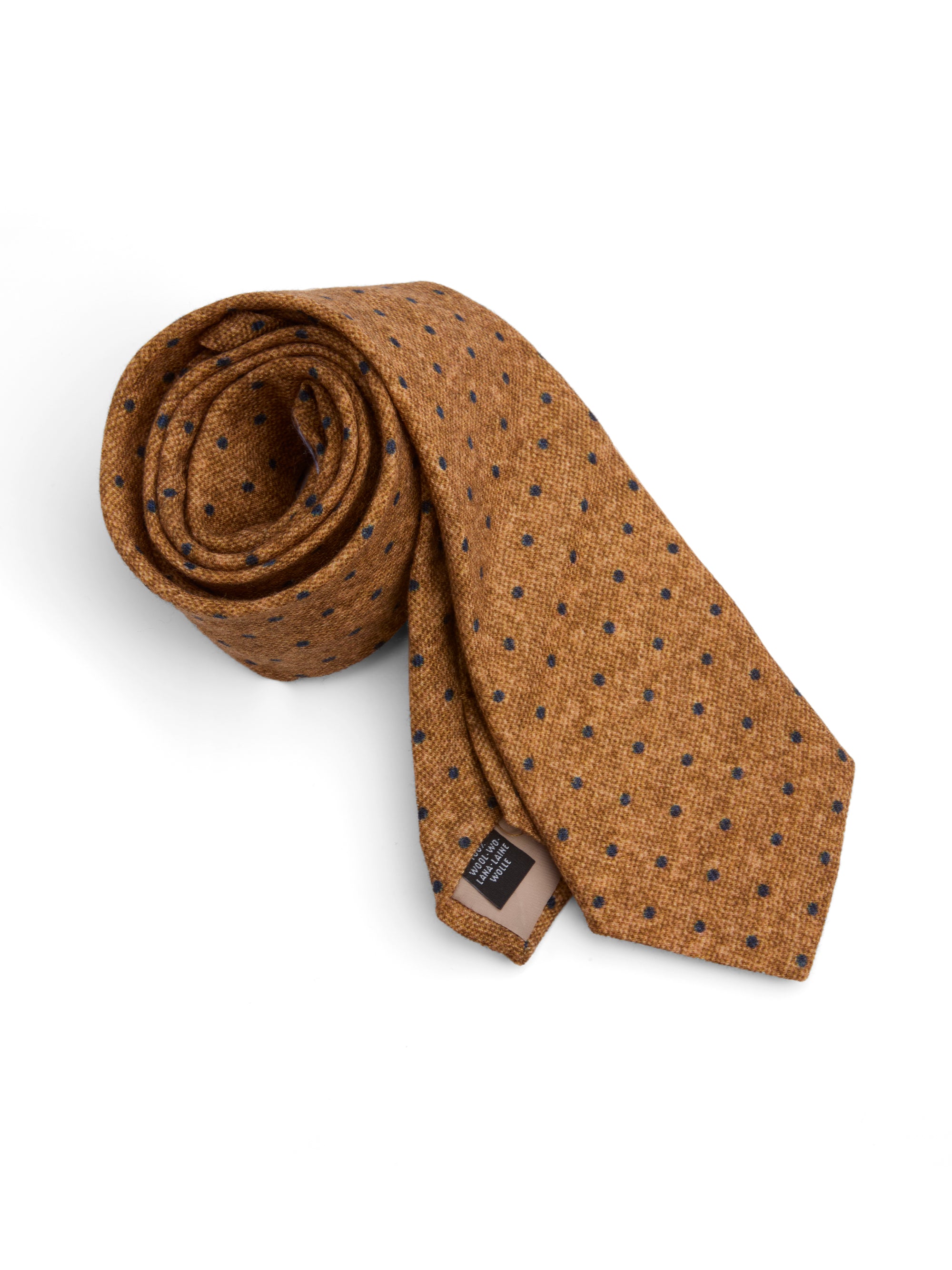 Mustard Beddingham Wool Tie