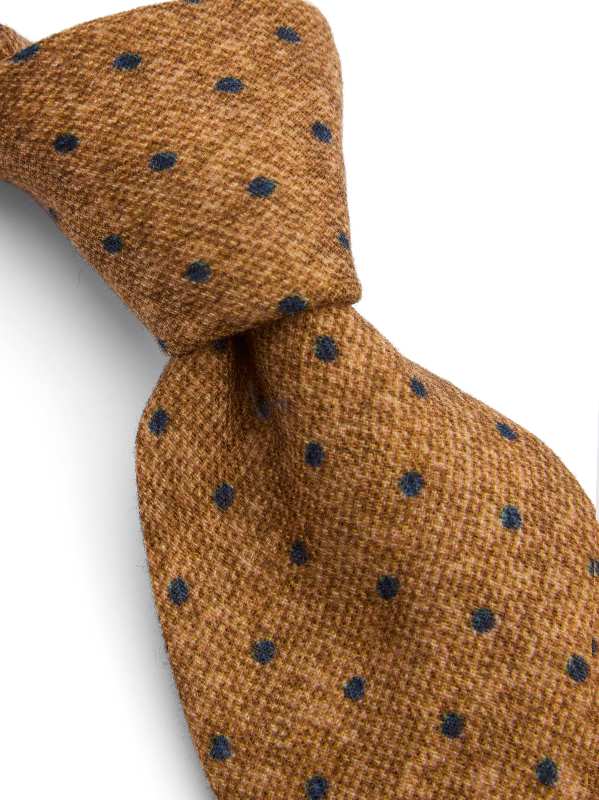 Mustard Beddingham Wool Tie