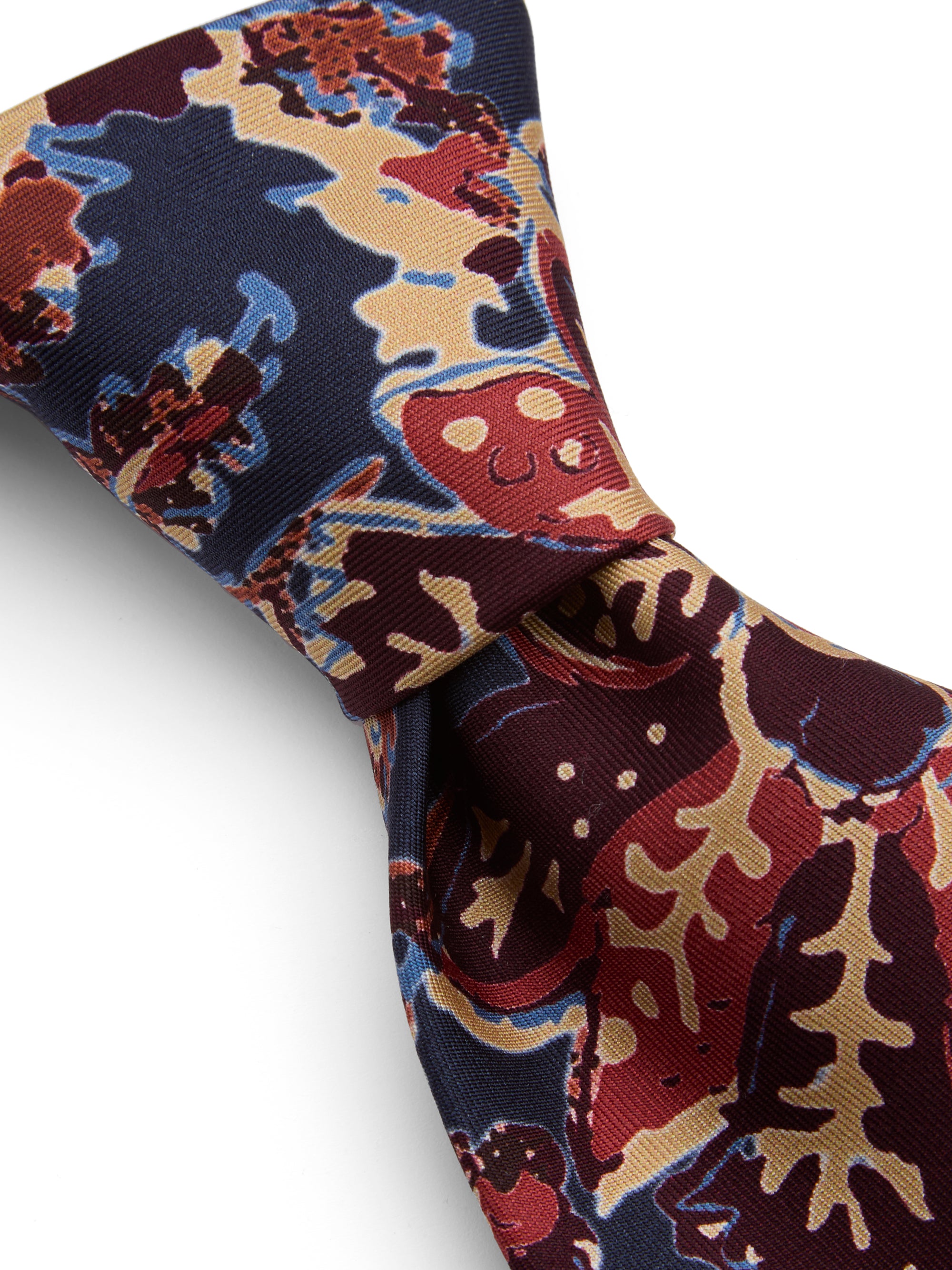 Blue / Purple Charleston Silk Tie