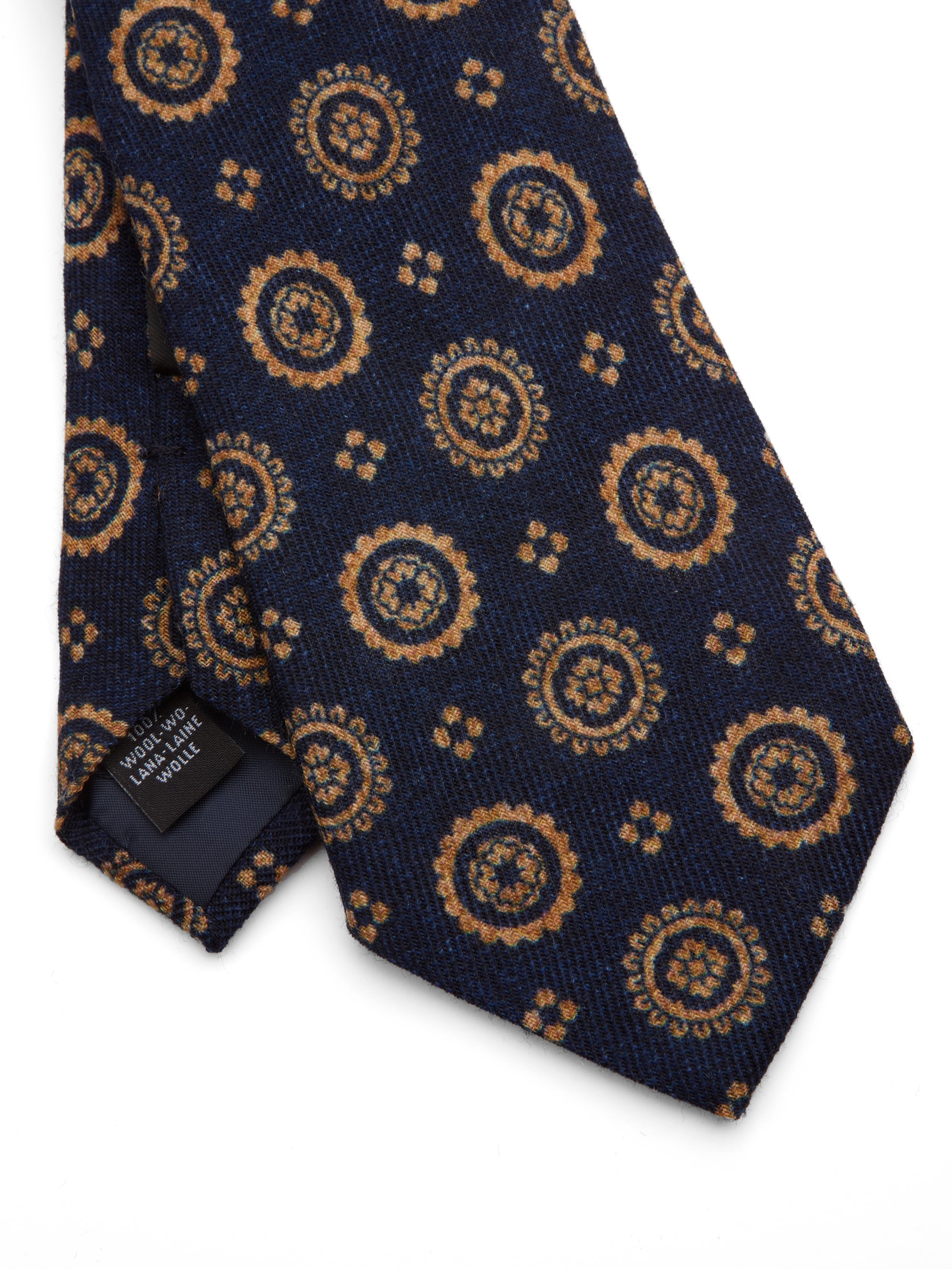 Indigo Blue Wilmington Wool Tie