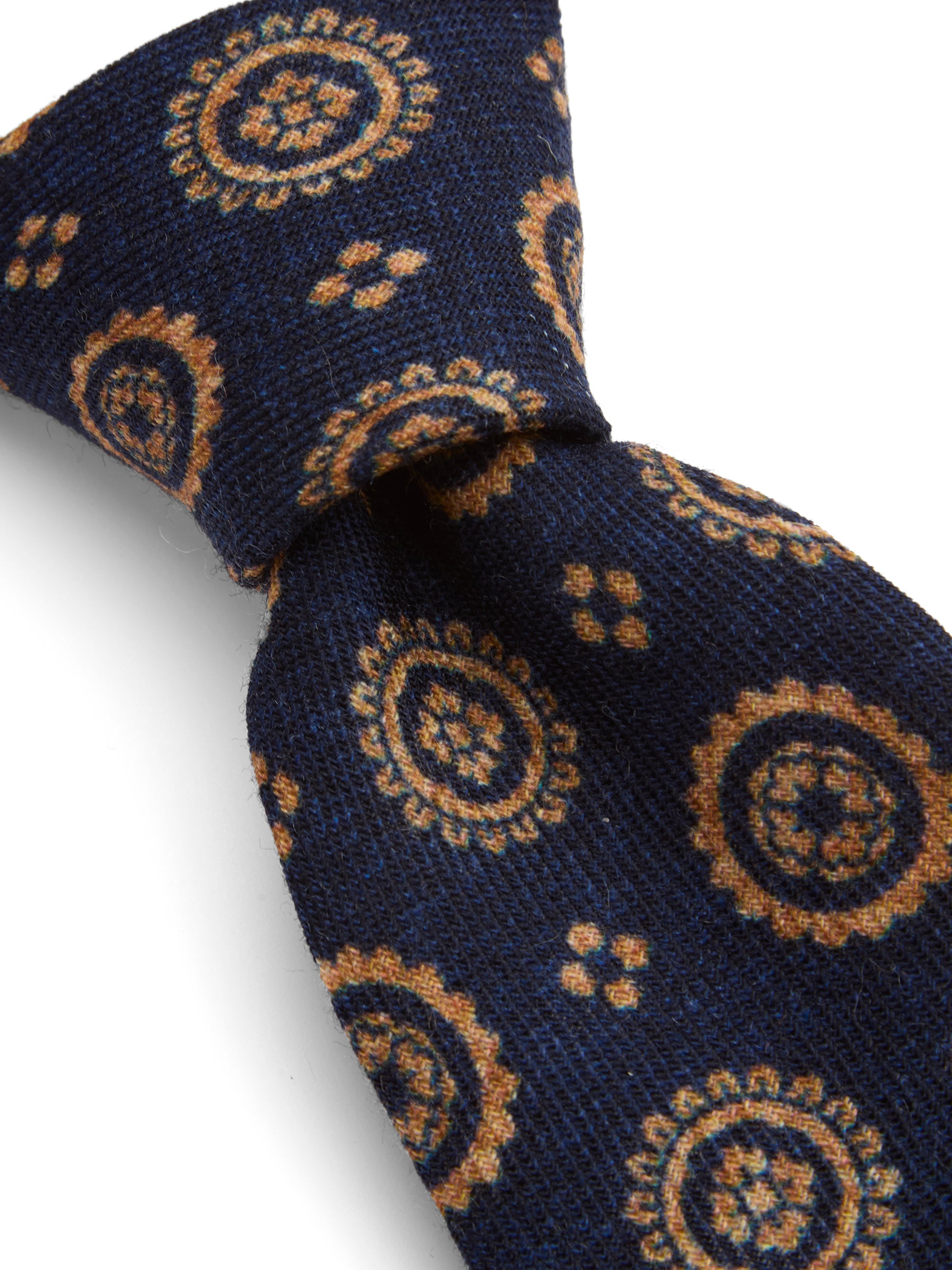 Indigo Blue Wilmington Wool Tie