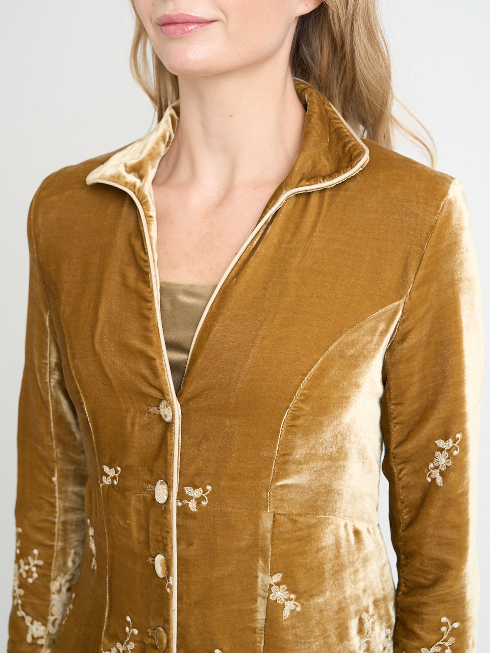 Whitehall Coat Bronze Grosvenor Silk Velvet