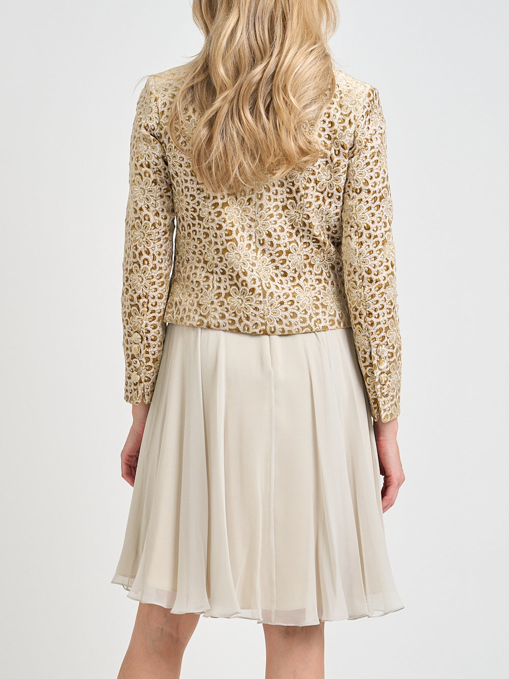 Chiswick Jacket Bronze Snowdrop Silk Velvet