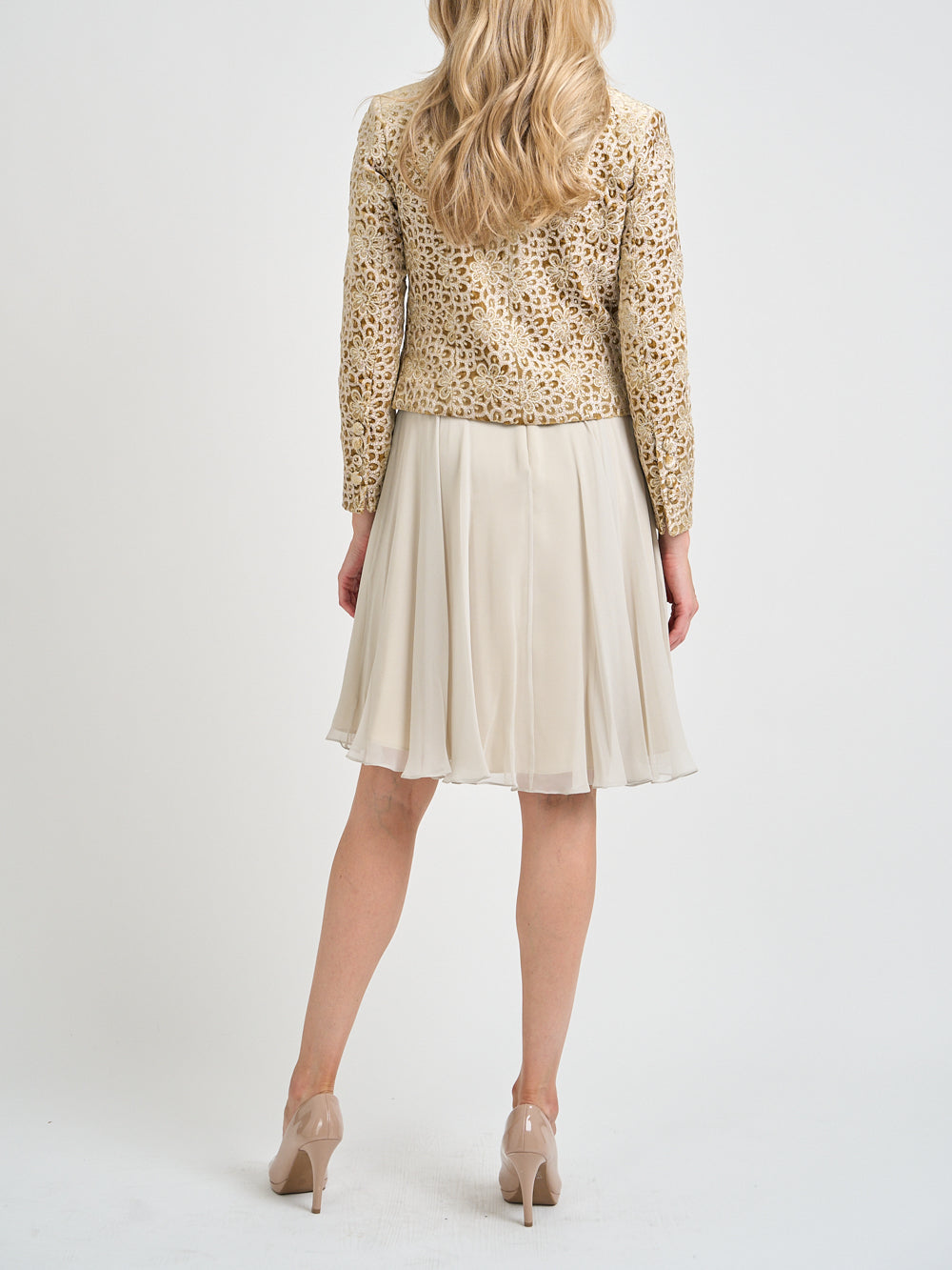 Chiswick Jacket Bronze Snowdrop Silk Velvet