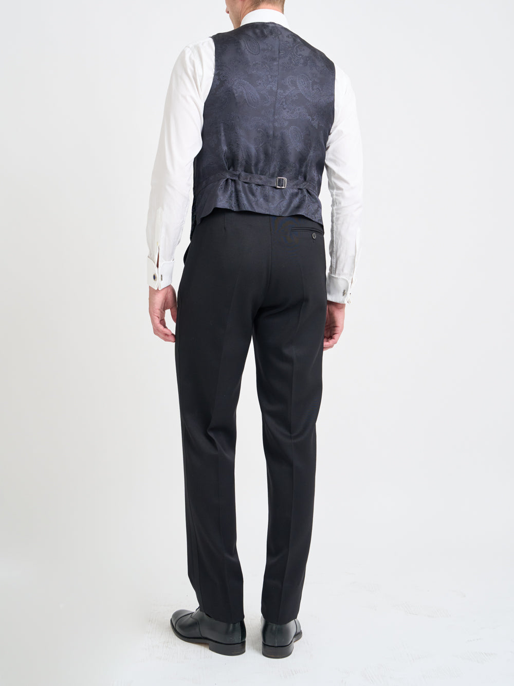 Midnight Black Nene Single Breasted Waistcoat