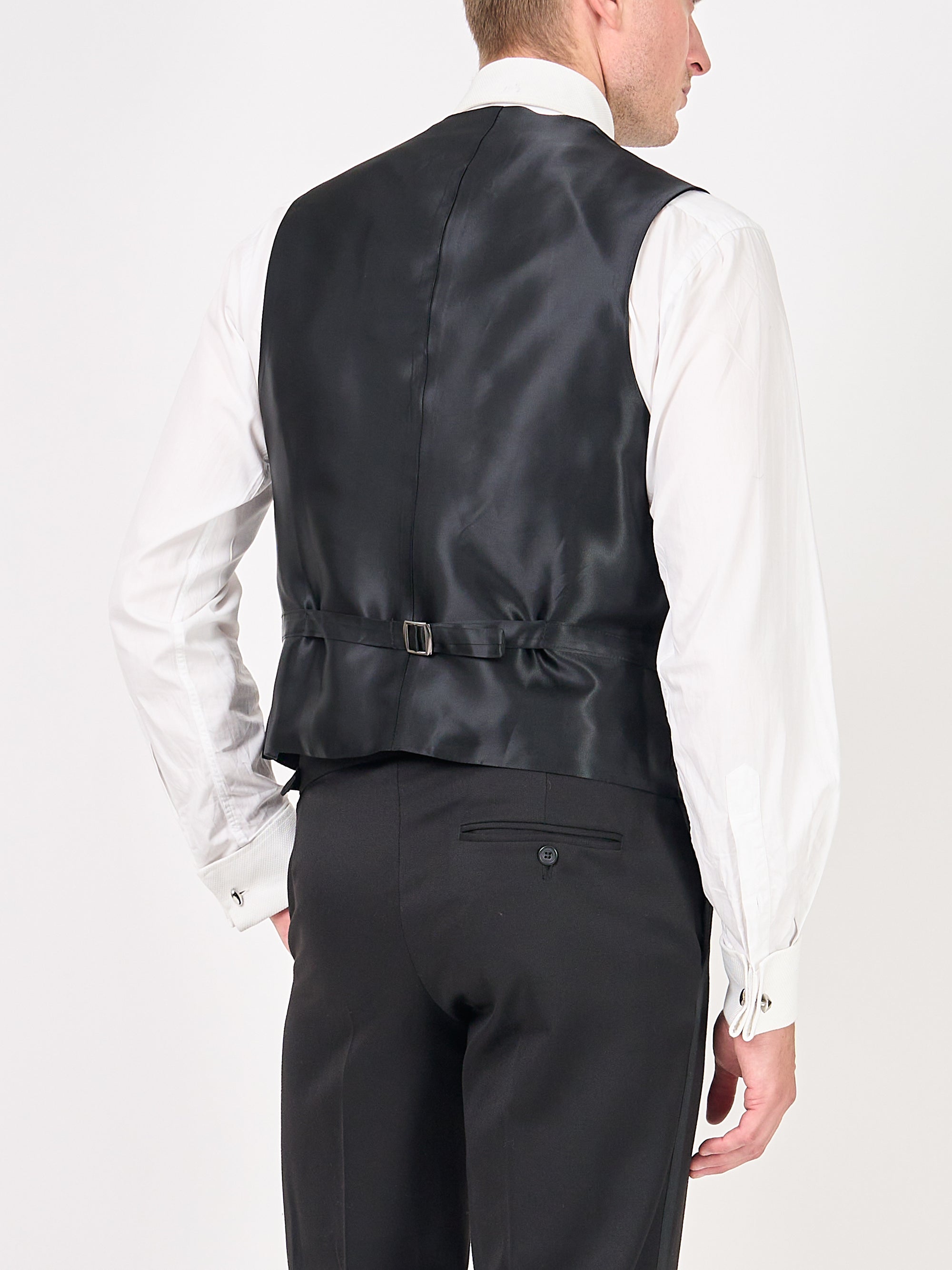 Burgundy Heathcote Paisley Single Breasted Waistcoat