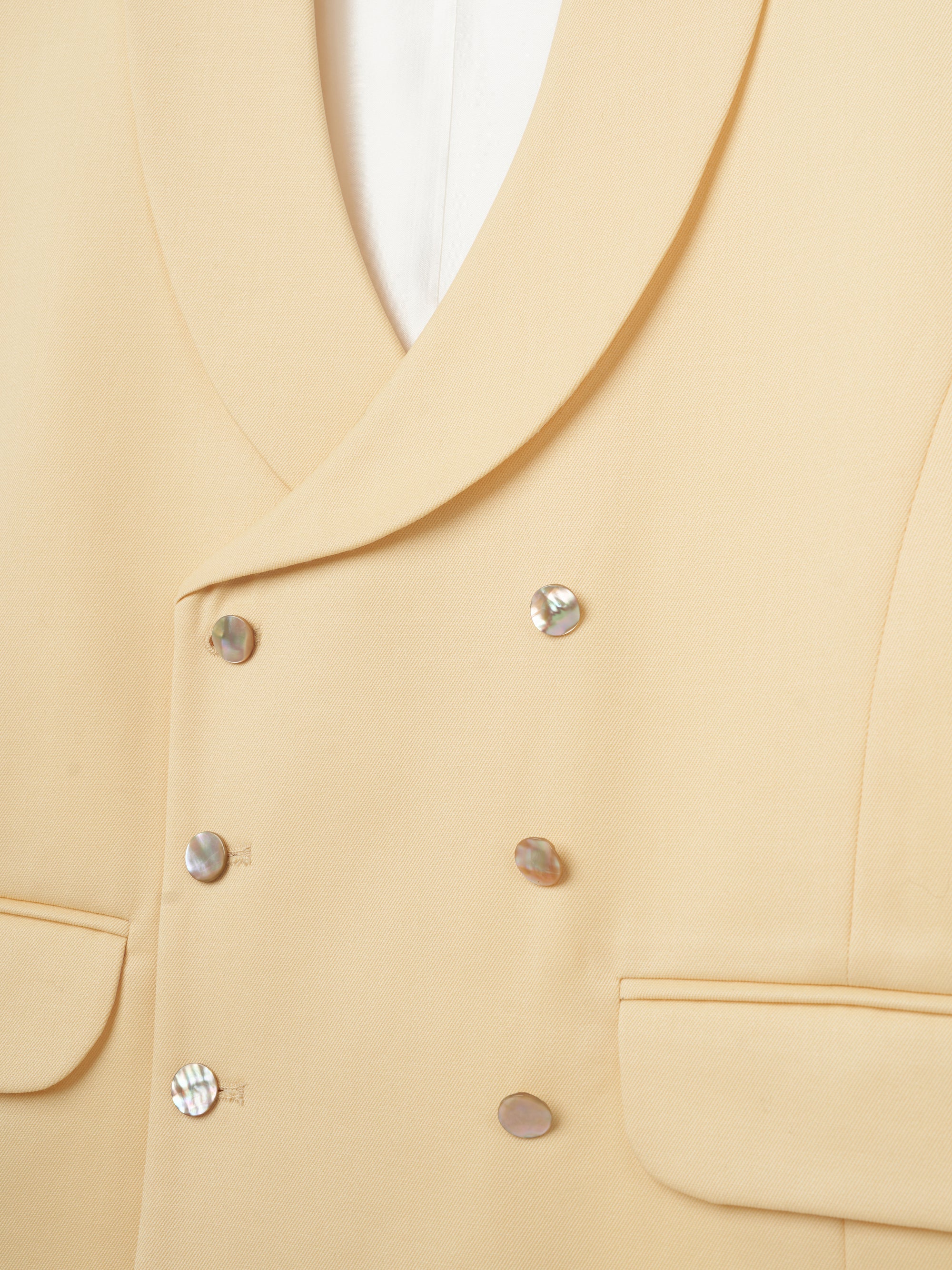 Dukes Yellow Double Breasted Waistcoat