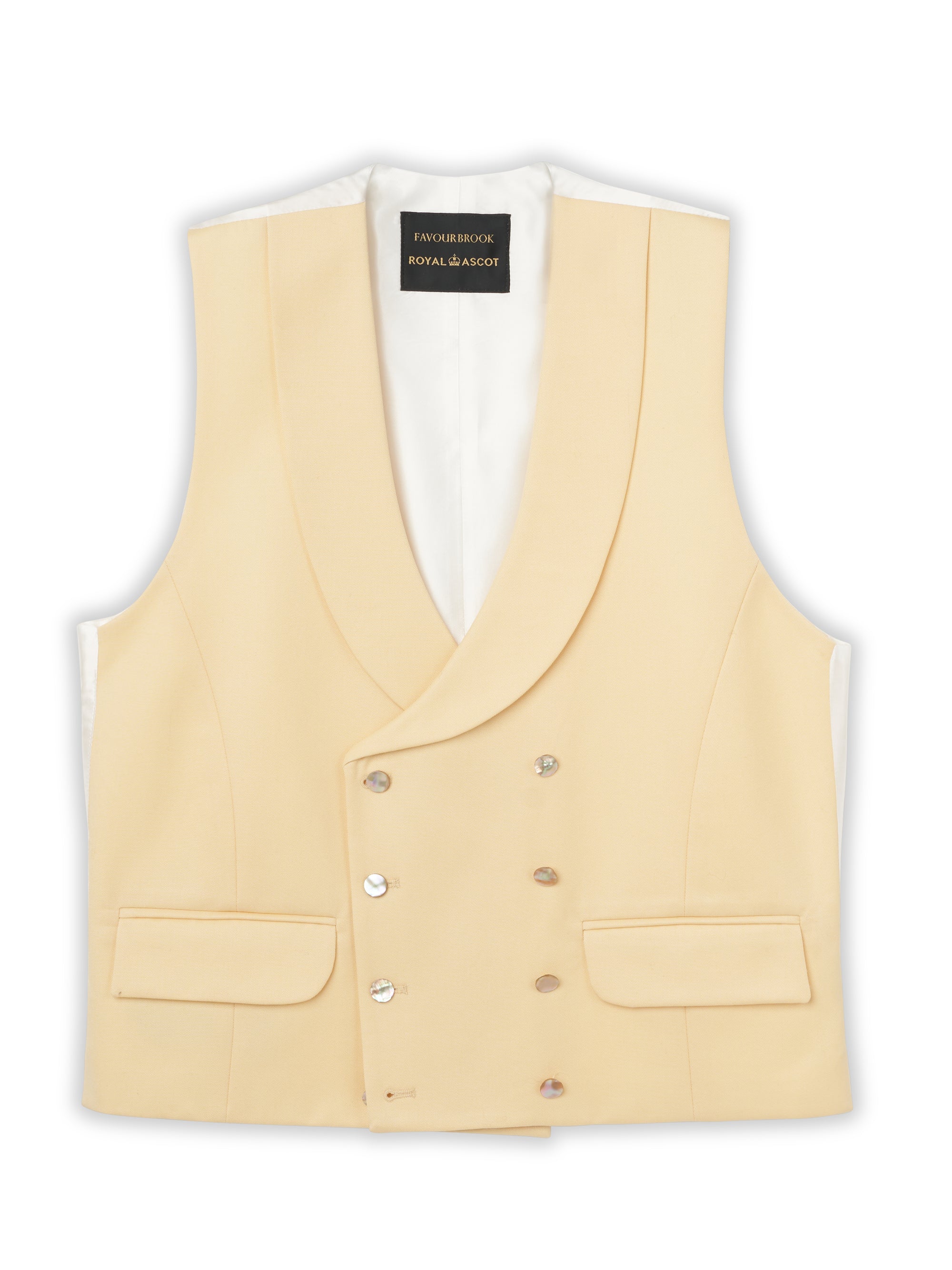 Dukes Yellow Double Breasted Waistcoat