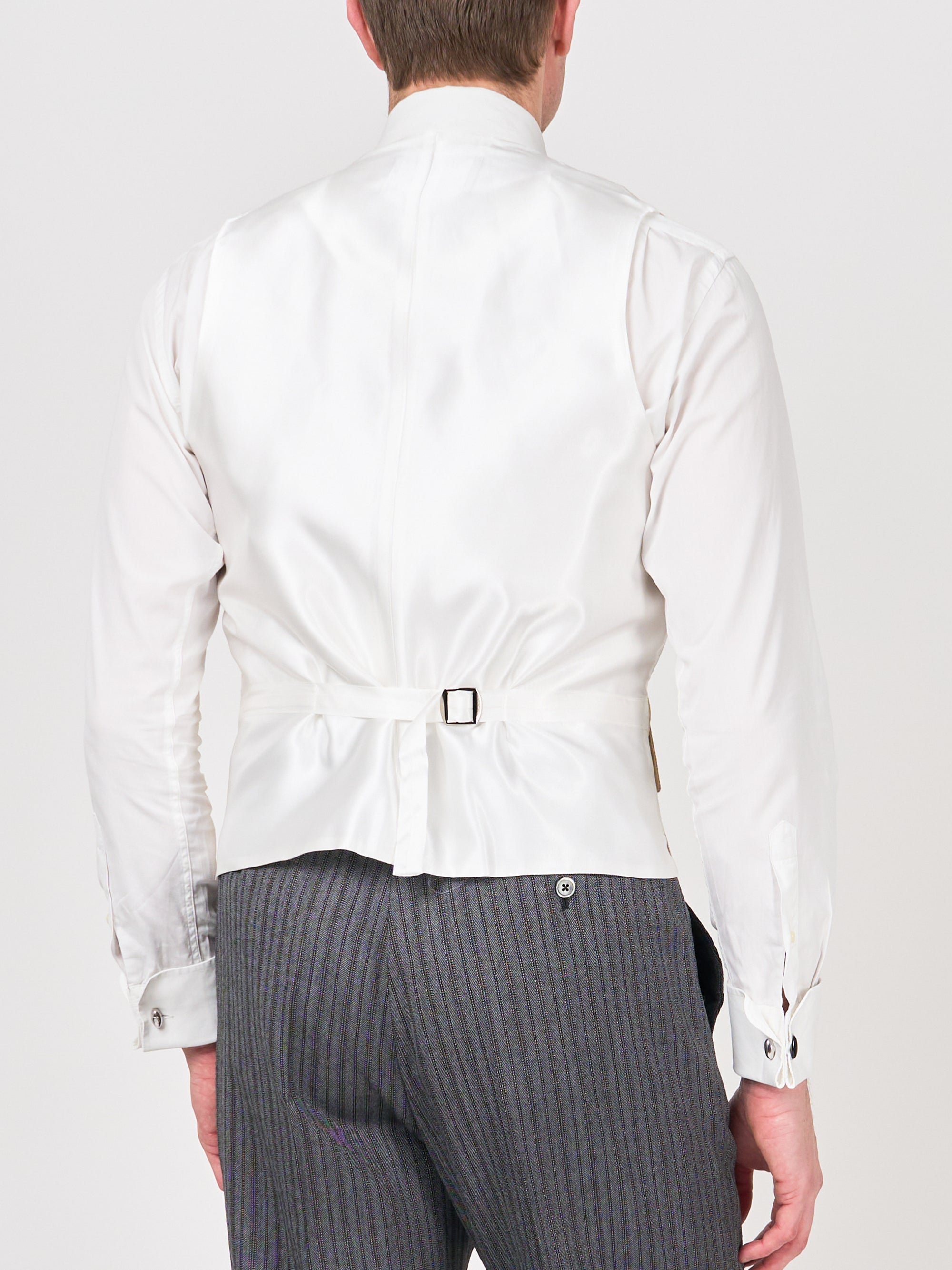 Sand Randwick Double Breasted Waistcoat with Piping