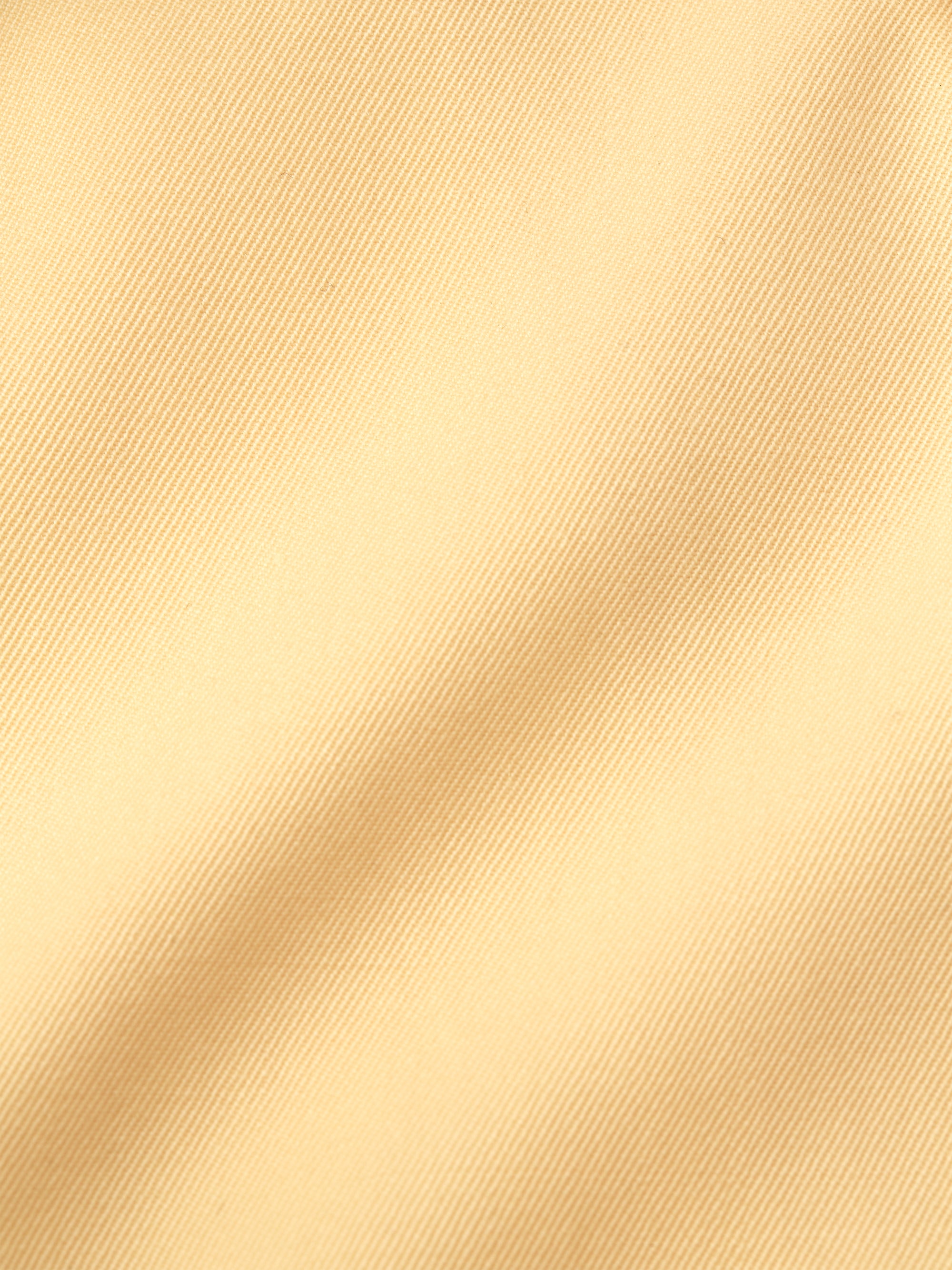 Yellow Gabardine Wool Double Breasted 8 Button Shawl Lapel Piped Waistcoat