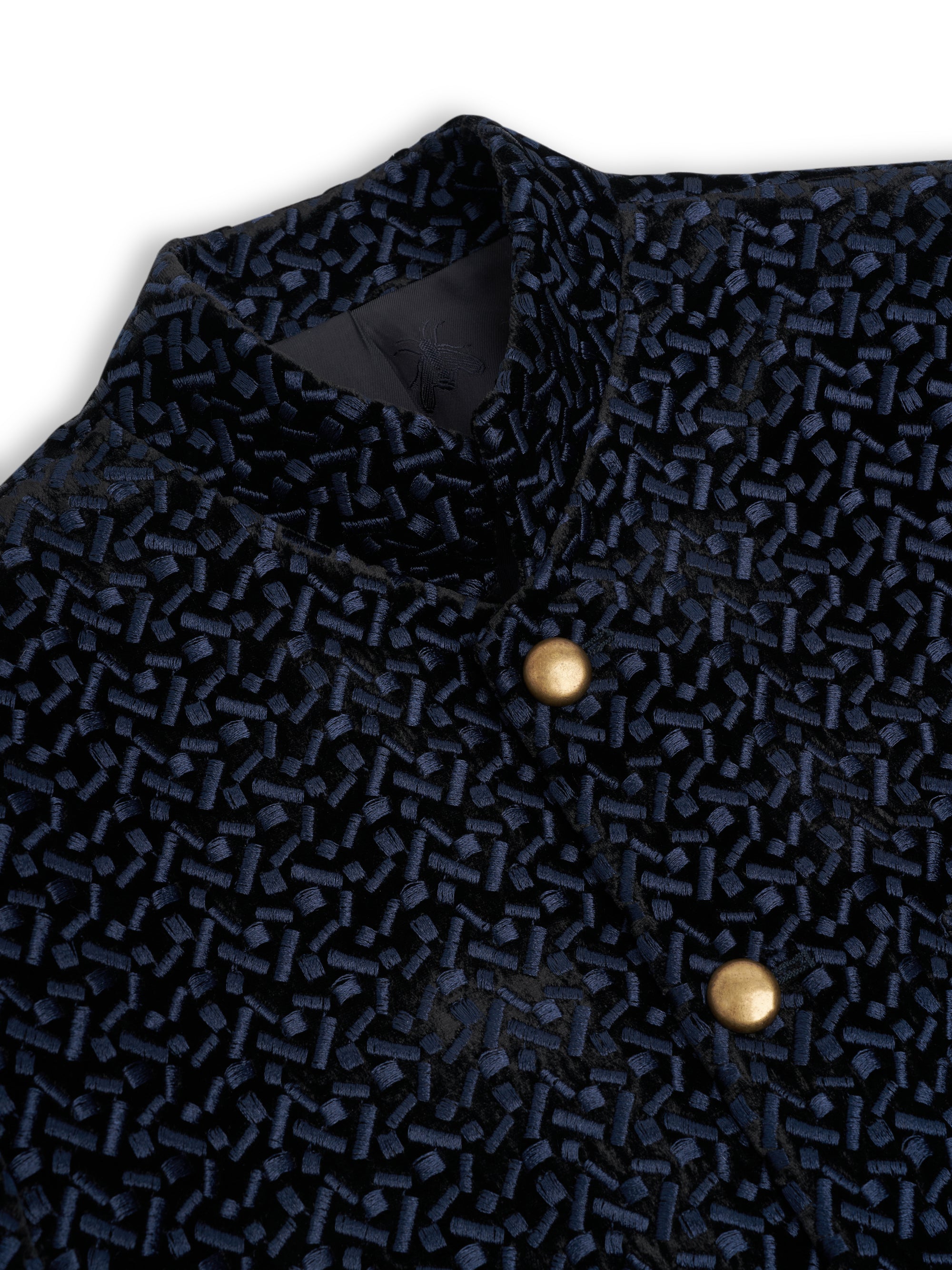 Midnight Black Nene Nehru Jacket