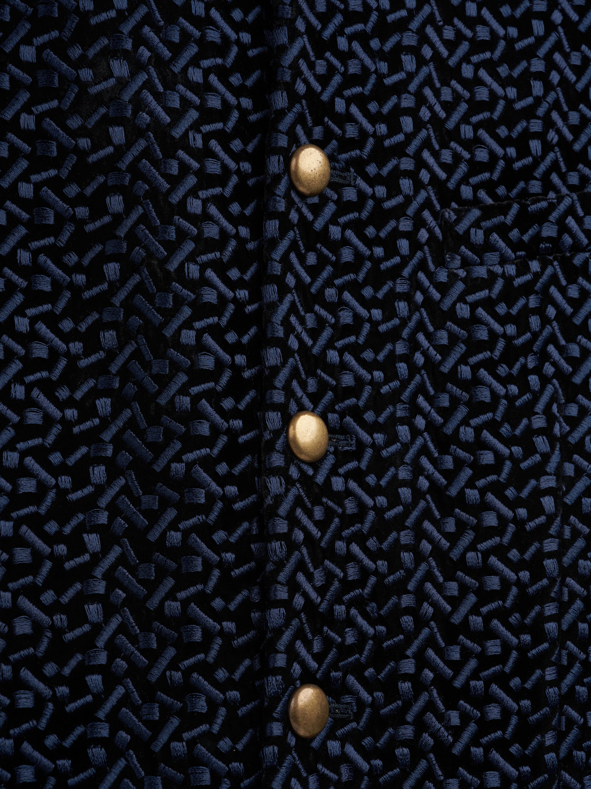Midnight Black Nene Nehru Jacket